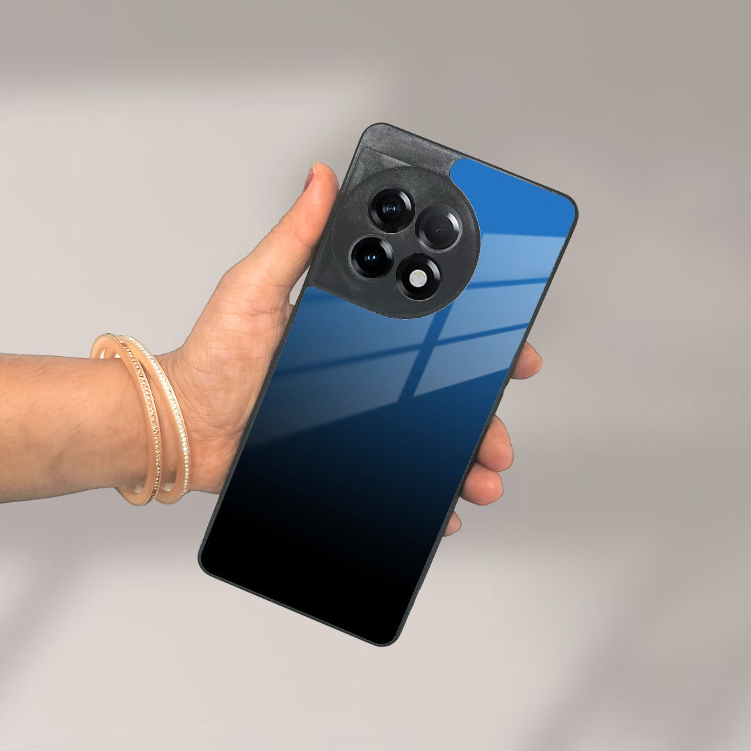 Blue Gradient Glass Case Cover For OnePlus ShopOnCliQ