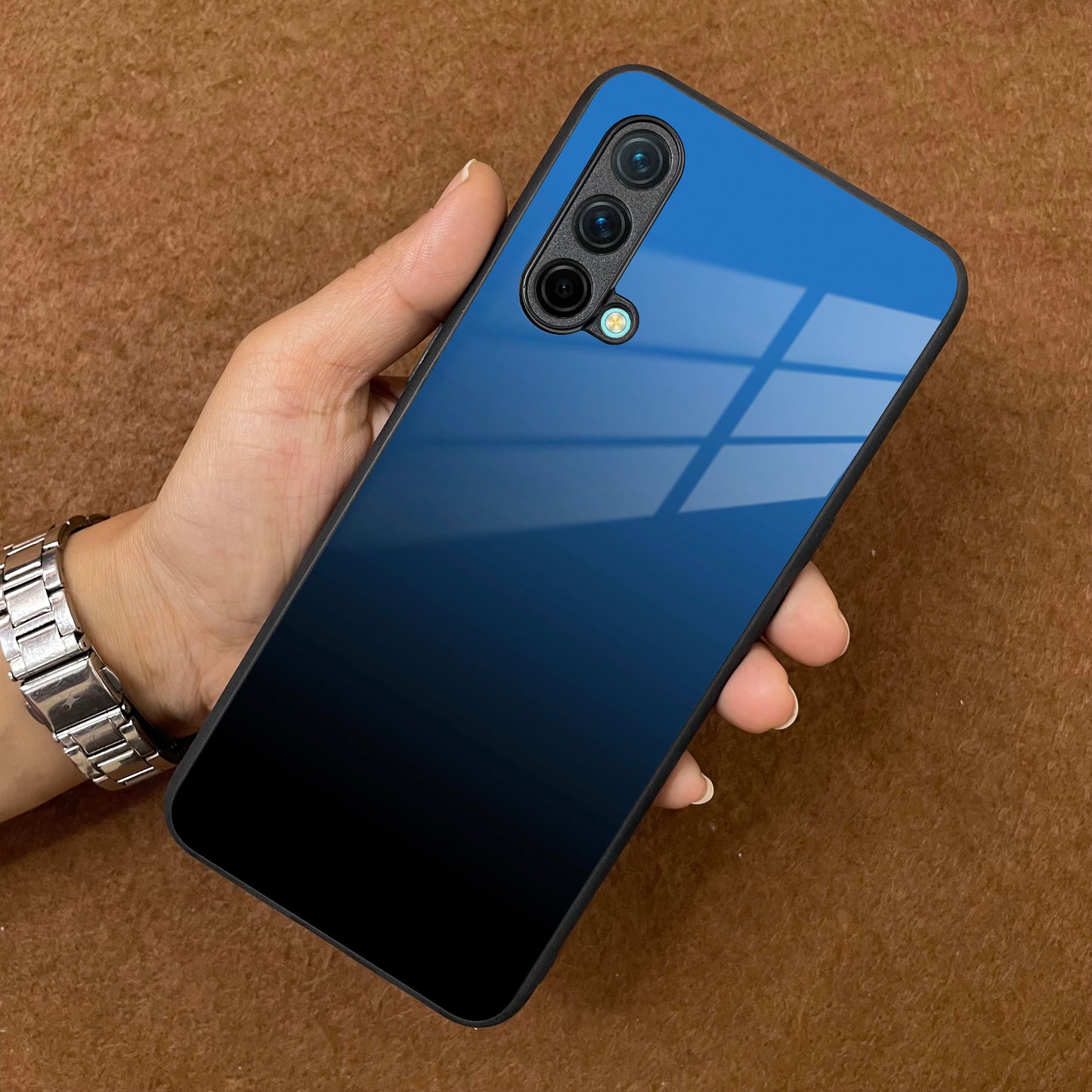 Blue Gradient Glass Case Cover For OnePlus ShopOnCliQ