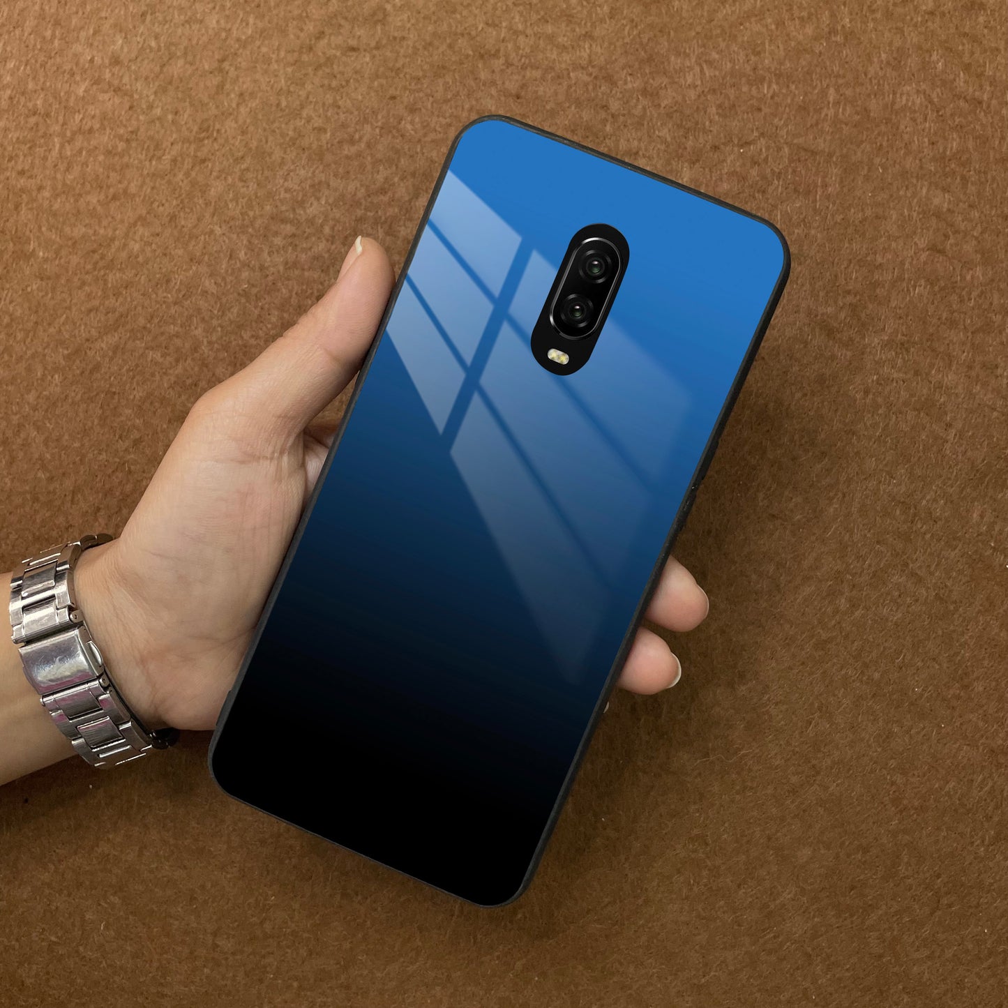 Blue Gradient Glass Case Cover For OnePlus ShopOnCliQ