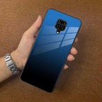 Blue Gradient Glass Case Cover For Poco - ShopOnCliQ