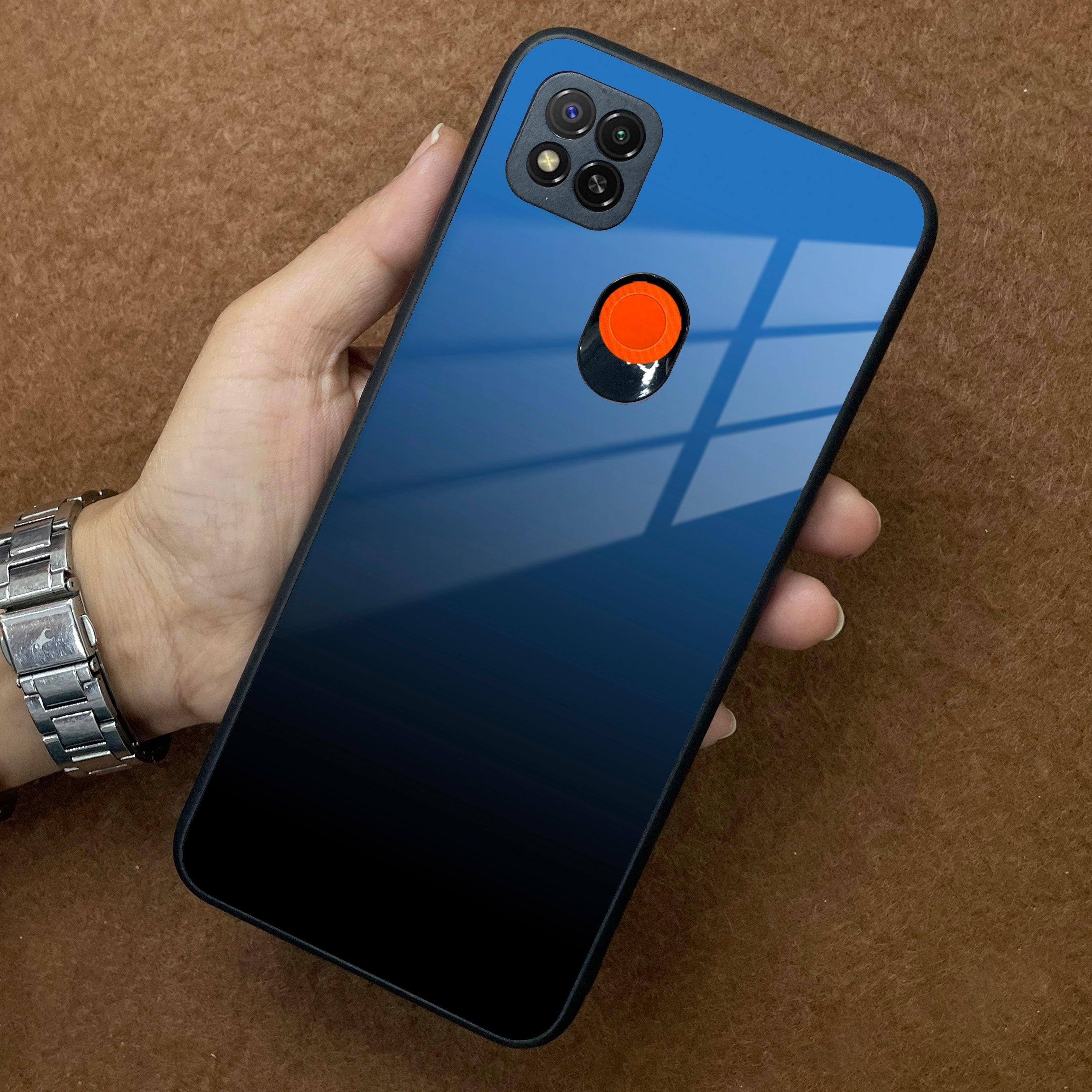Blue Gradient Glass Case Cover For Poco - ShopOnCliQ