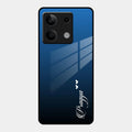 Blue Gradient Glass Case Cover For Poco - ShopOnCliQ
