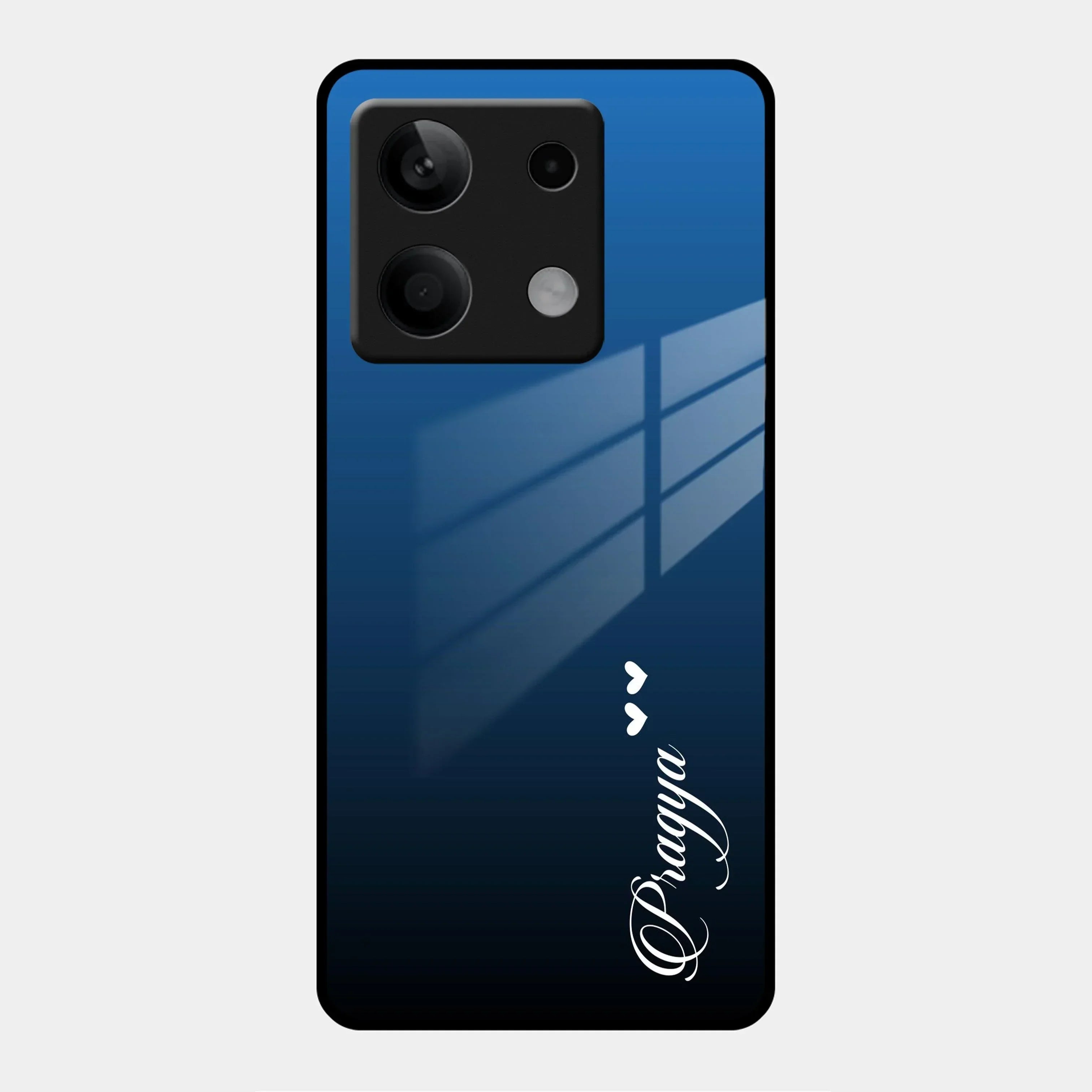 Blue Gradient Glass Case Cover For Poco - ShopOnCliQ