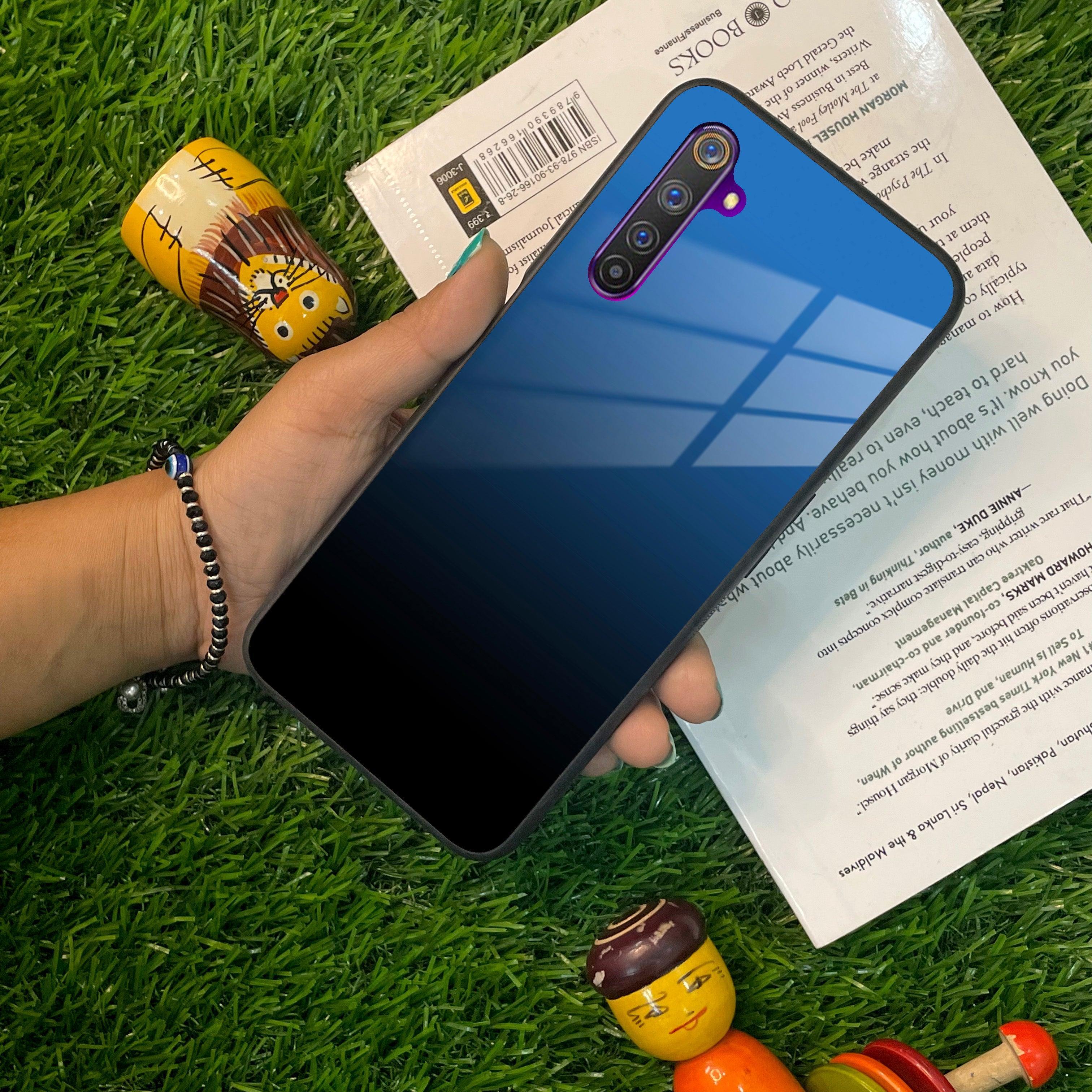 Blue Gradient Glass Case Cover For Realme/Narzo - ShopOnCliQ