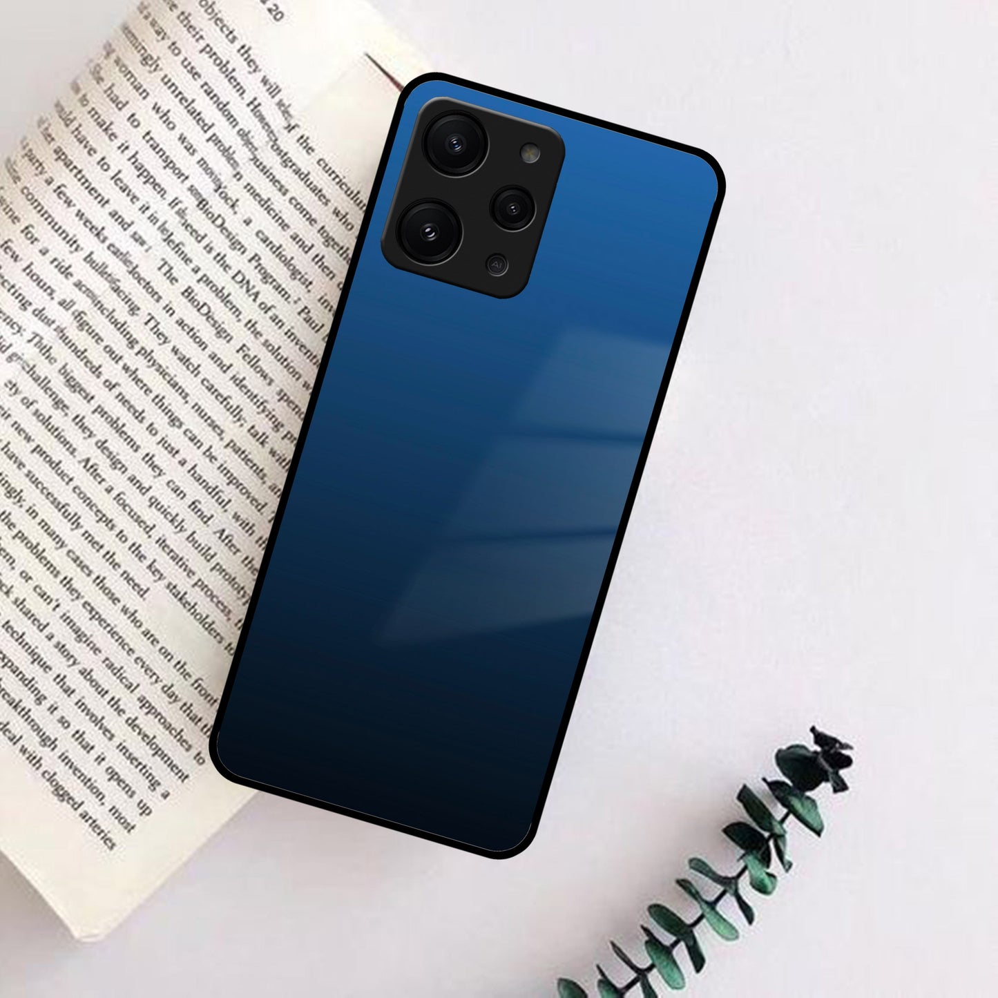 Blue Gradient Glass Case Cover For Redmi/Xiaomi ShopOnCliQ