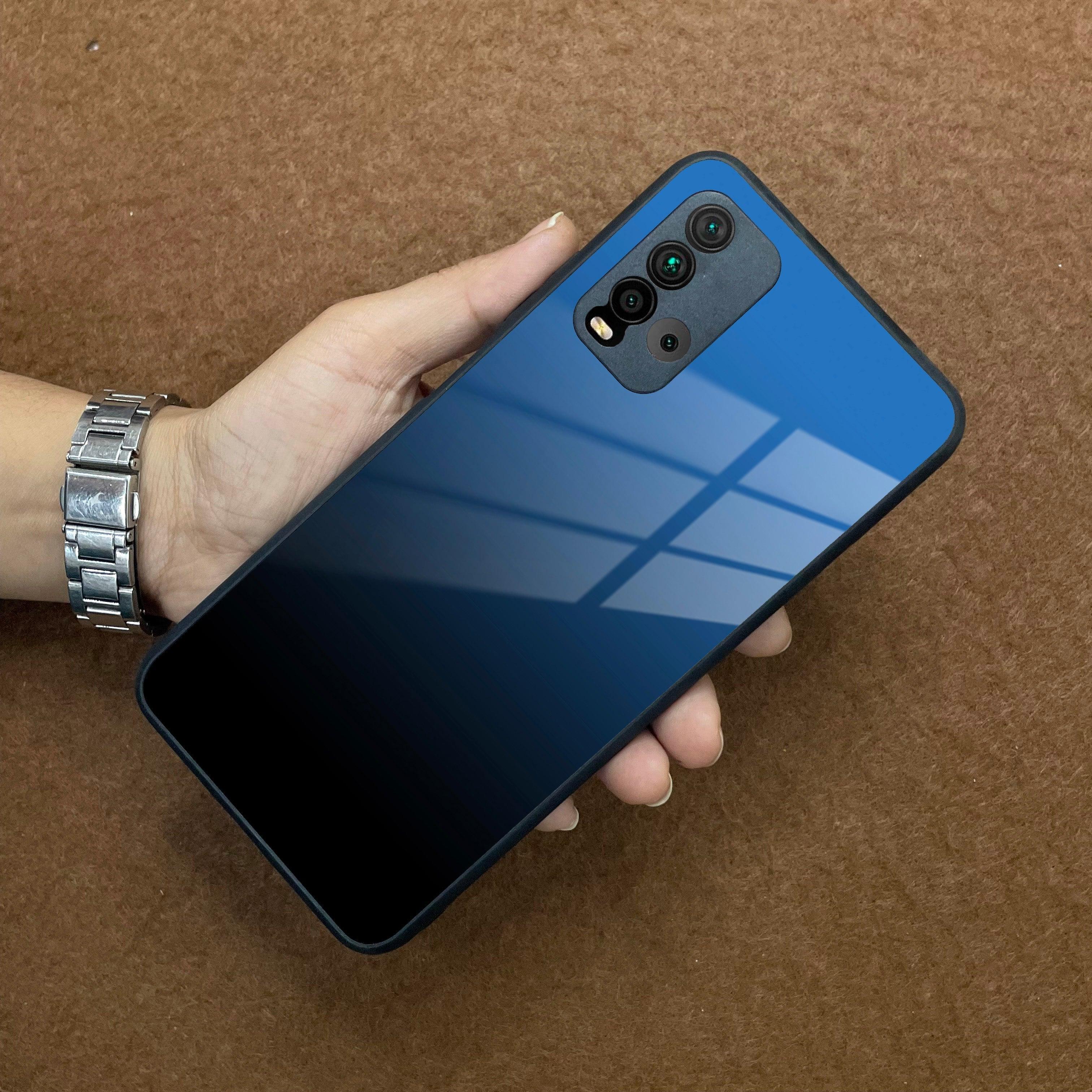 Blue Gradient Glass Case Cover For Redmi/Xiaomi - ShopOnCliQ