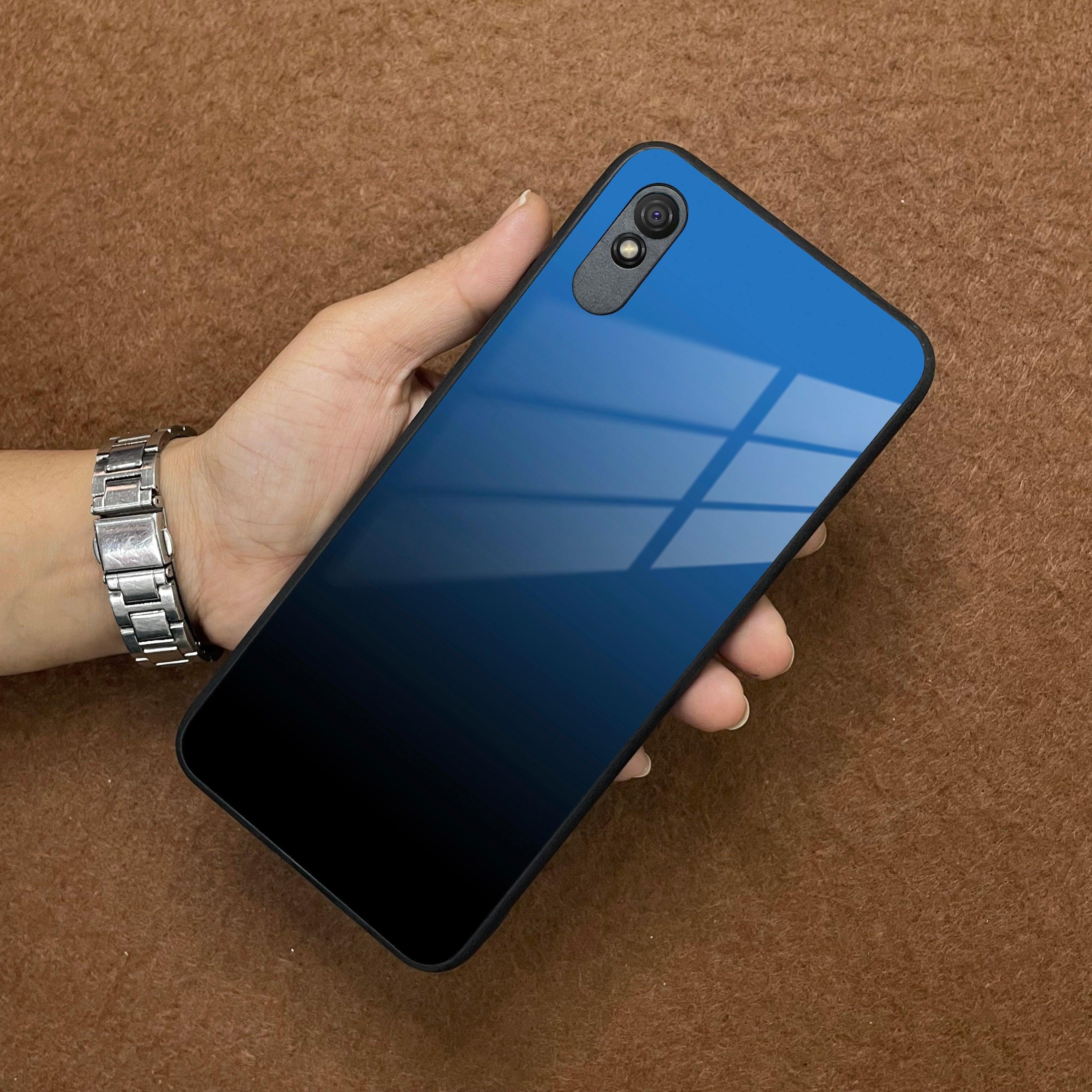 Blue Gradient Glass Case Cover For Redmi/Xiaomi - ShopOnCliQ