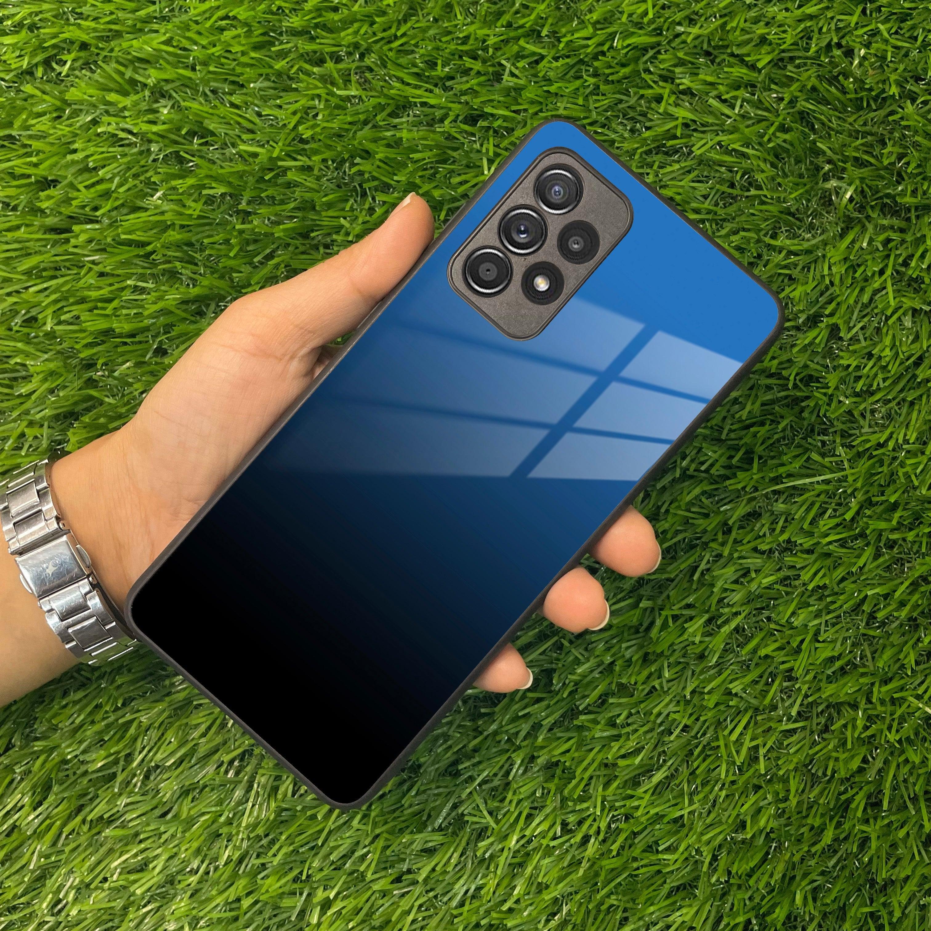 Blue Gradient Glass Case Cover For Samsung - ShopOnCliQ