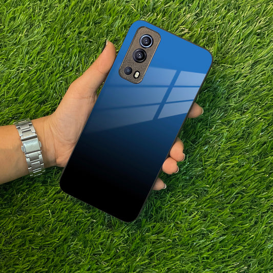 Blue Gradient Glass Case Cover For Vivo ShopOnCliQ