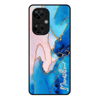 Blue Marble Glossy Metal Case Cover For OnePlus - ShopOnCliQ