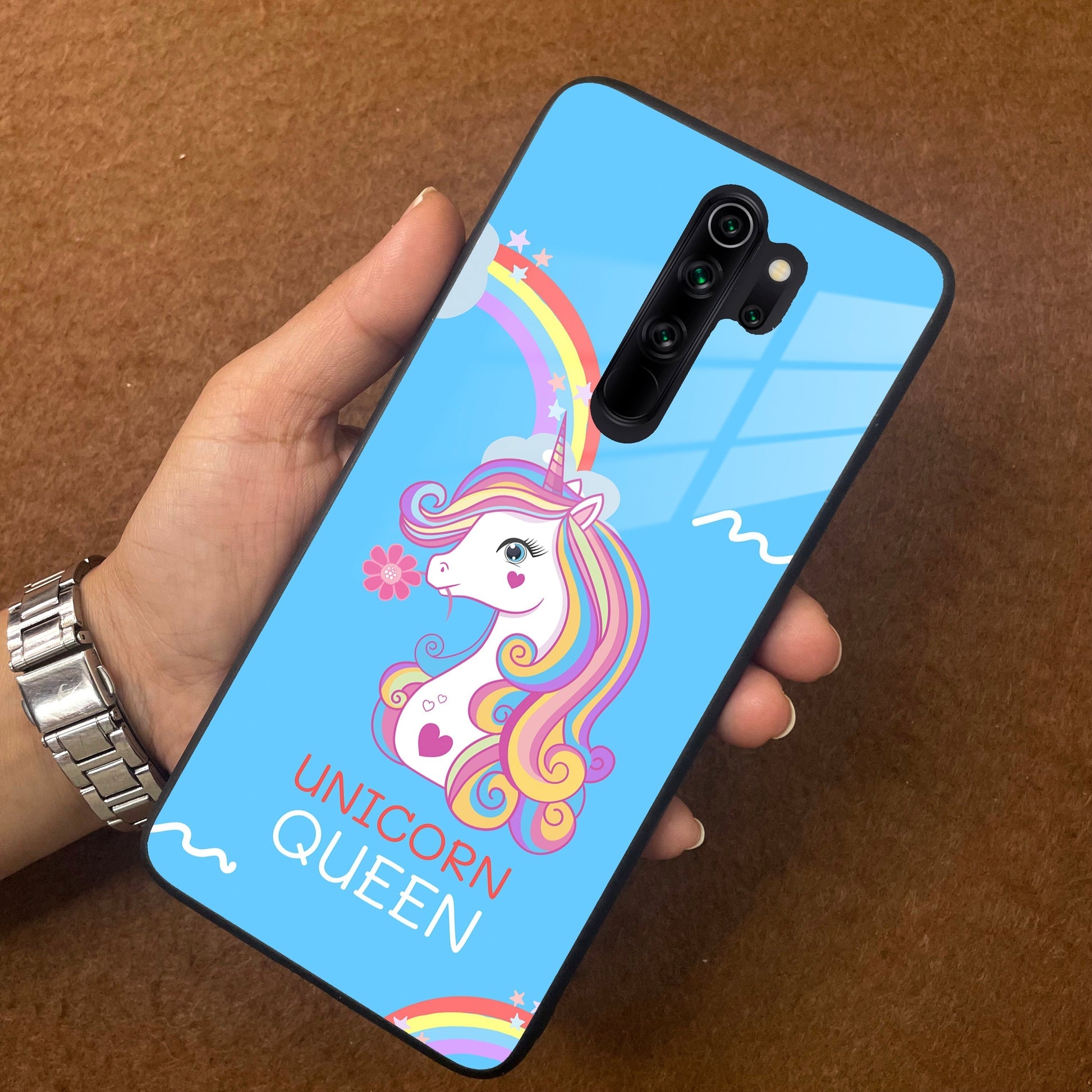 Blue Unicorn Queen Glass Phone Case For Redmi/Xiaomi ShopOnCliQ