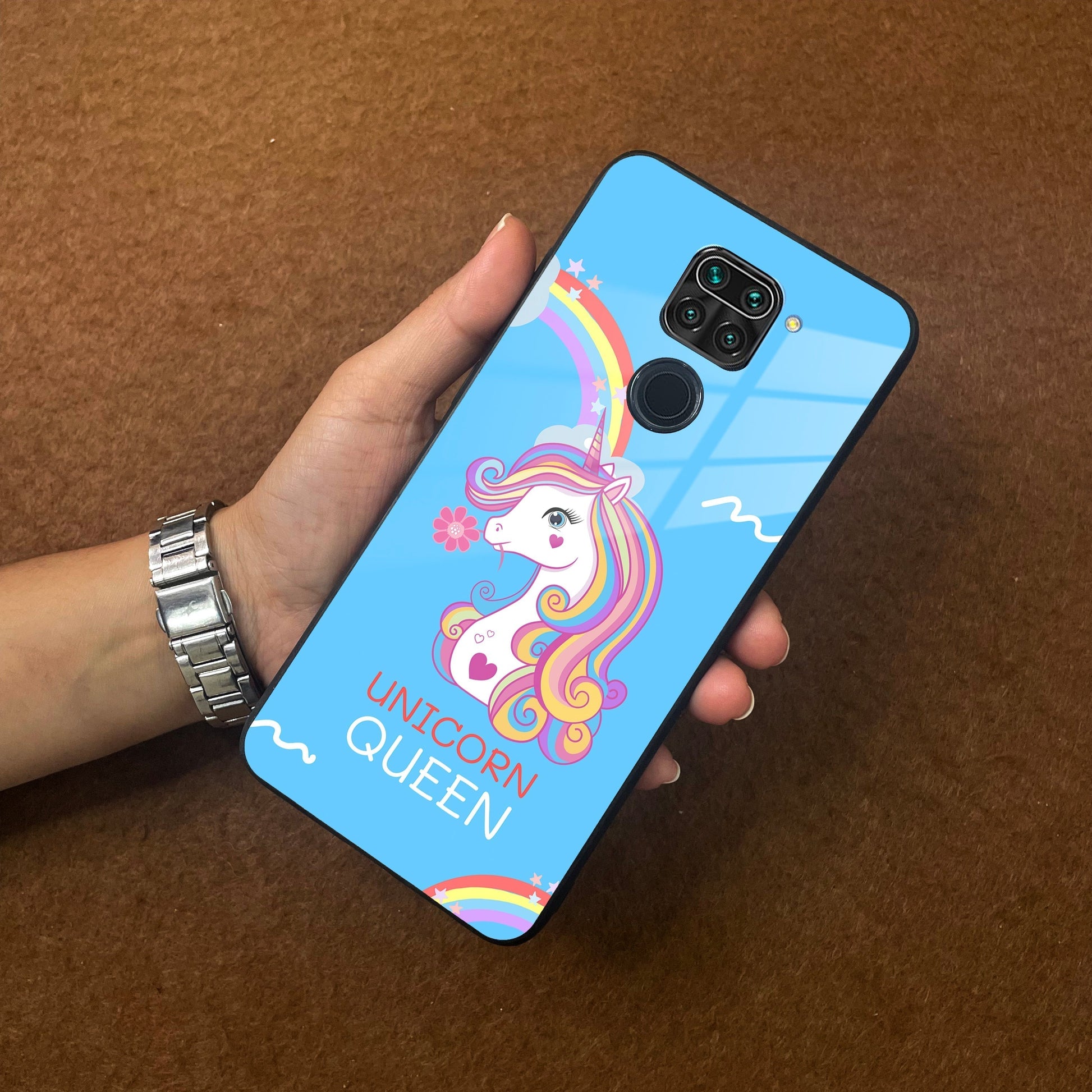 Blue Unicorn Queen Glass Phone Case For Redmi/Xiaomi ShopOnCliQ