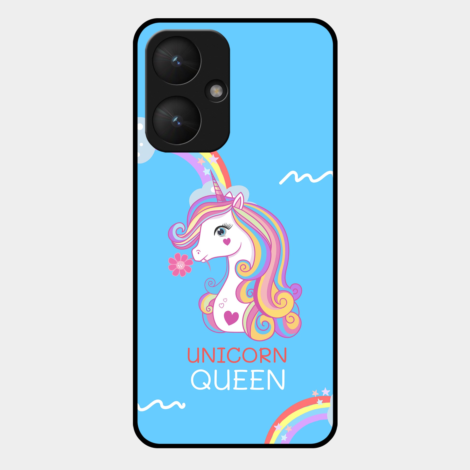 Blue Unicorn Queen Glass Phone Case For Redmi/Xiaomi ShopOnCliQ