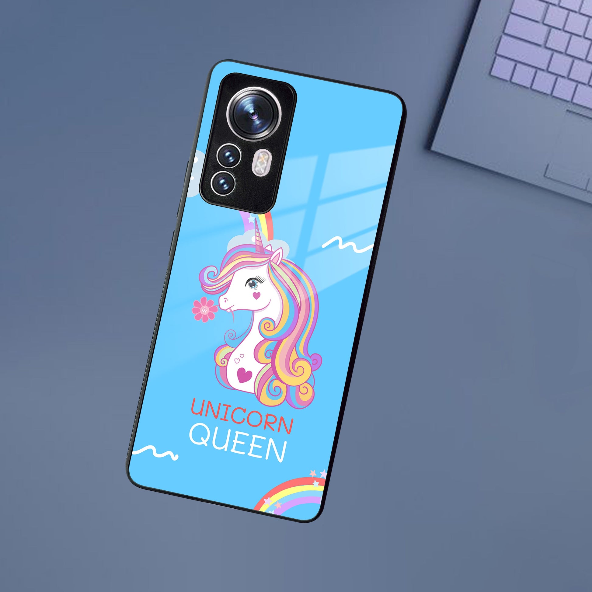 Blue Unicorn Queen Glass Phone Case For Redmi/Xiaomi ShopOnCliQ