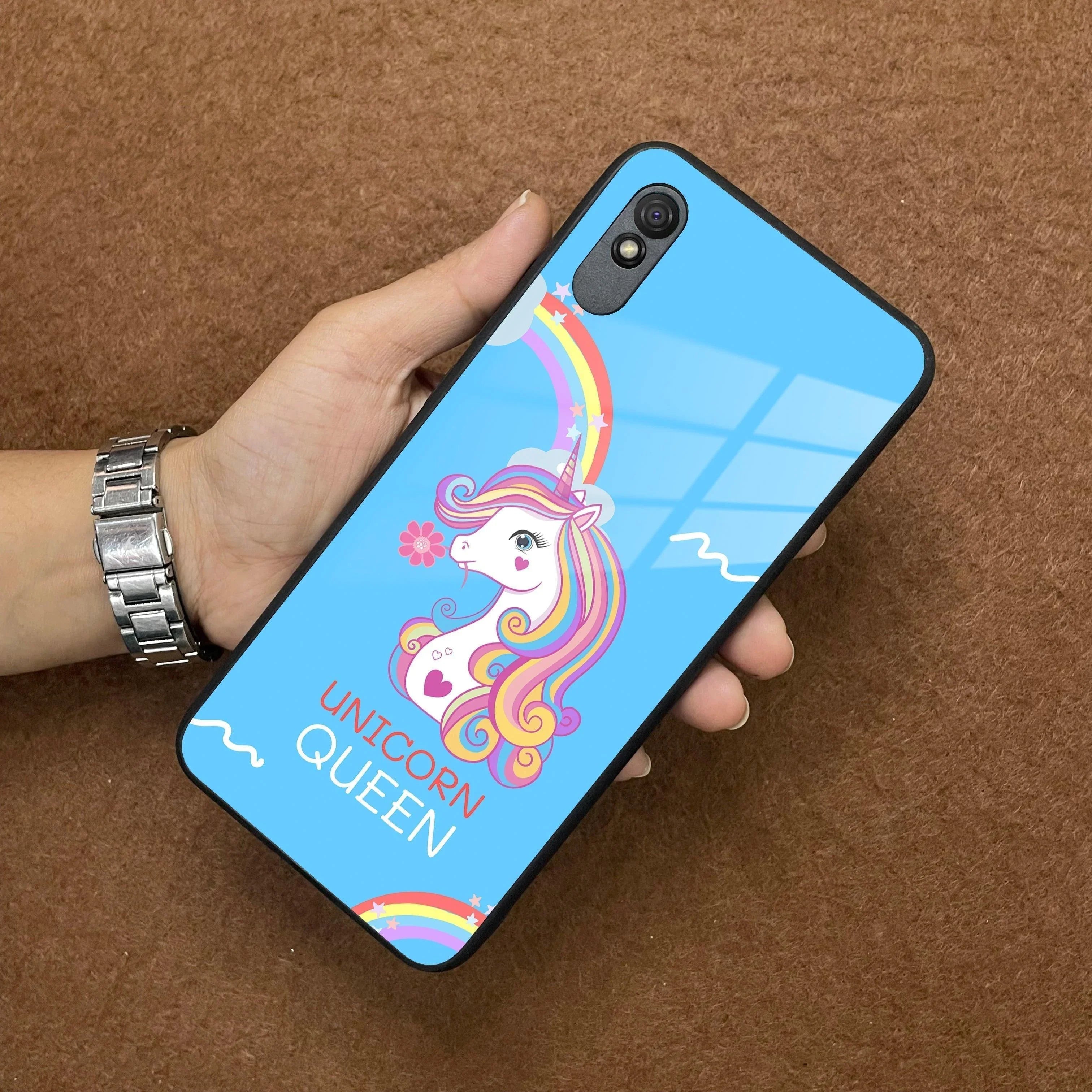 Blue Unicorn Queen Glass Phone Case For Redmi/Xiaomi - ShopOnCliQ