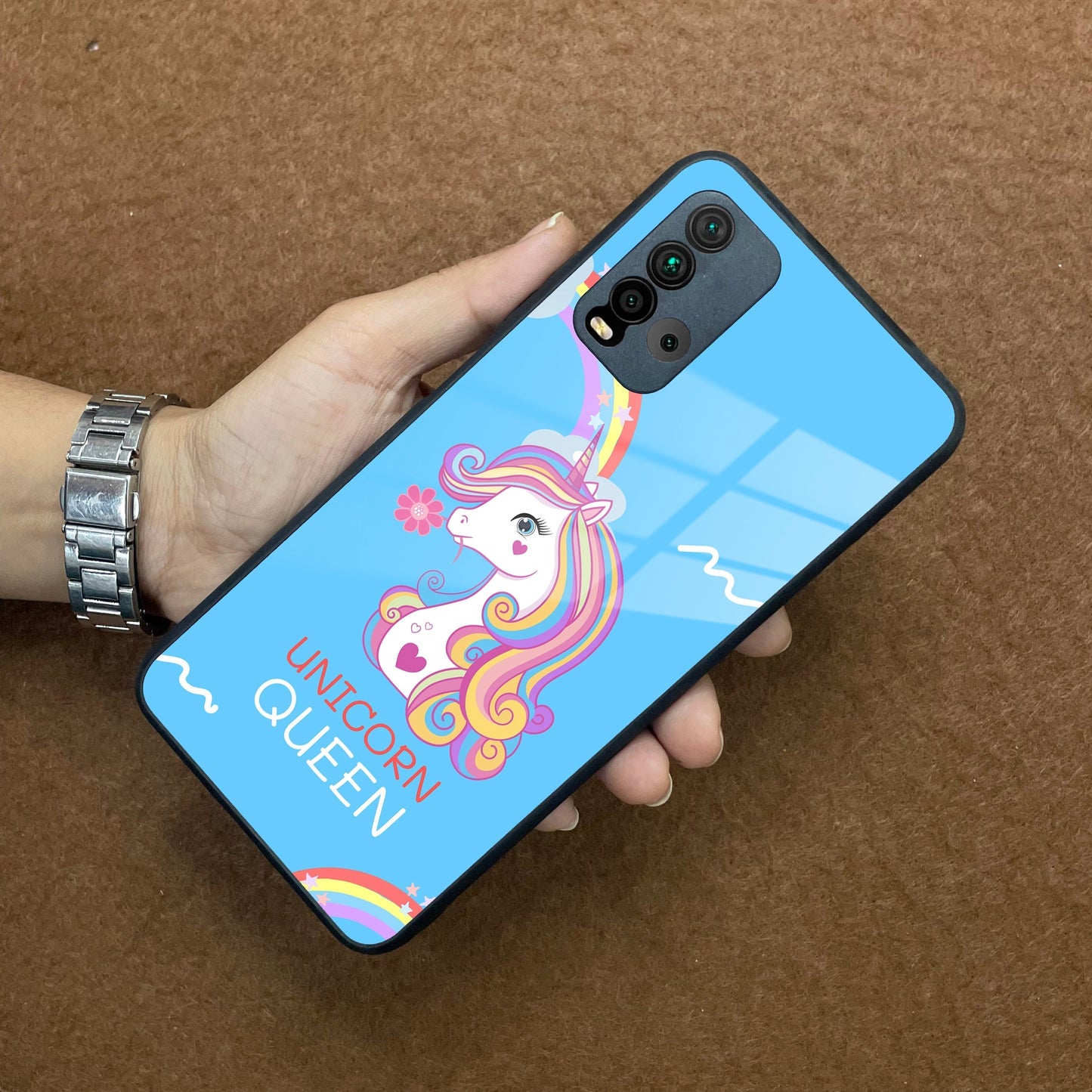 Blue Unicorn Queen Glass Phone Case For Redmi/Xiaomi ShopOnCliQ