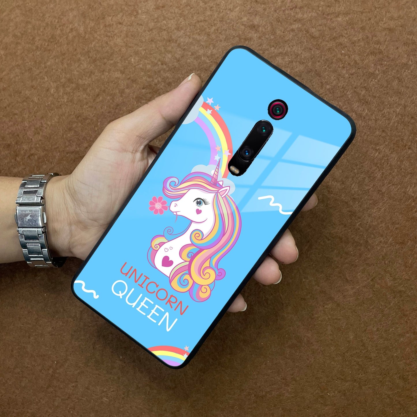 Blue Unicorn Queen Glass Phone Case For Redmi/Xiaomi ShopOnCliQ