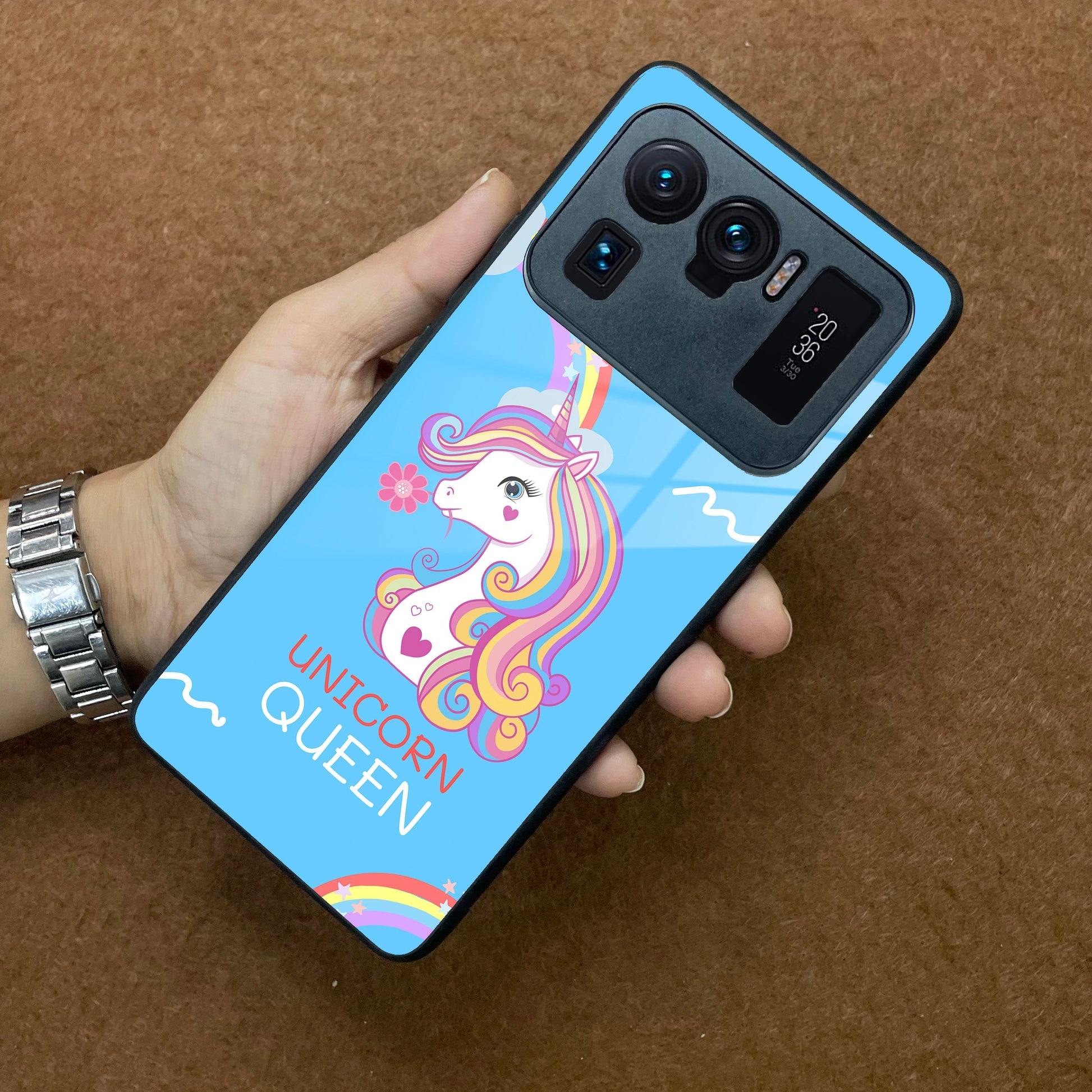 Blue Unicorn Queen Glass Phone Case For Redmi/Xiaomi ShopOnCliQ