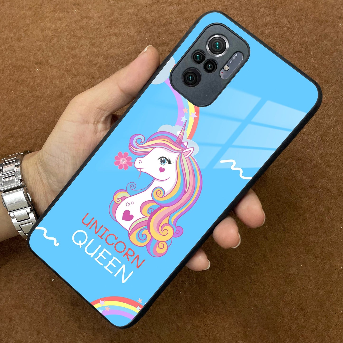 Blue Unicorn Queen Glass Phone Case For Redmi/Xiaomi ShopOnCliQ