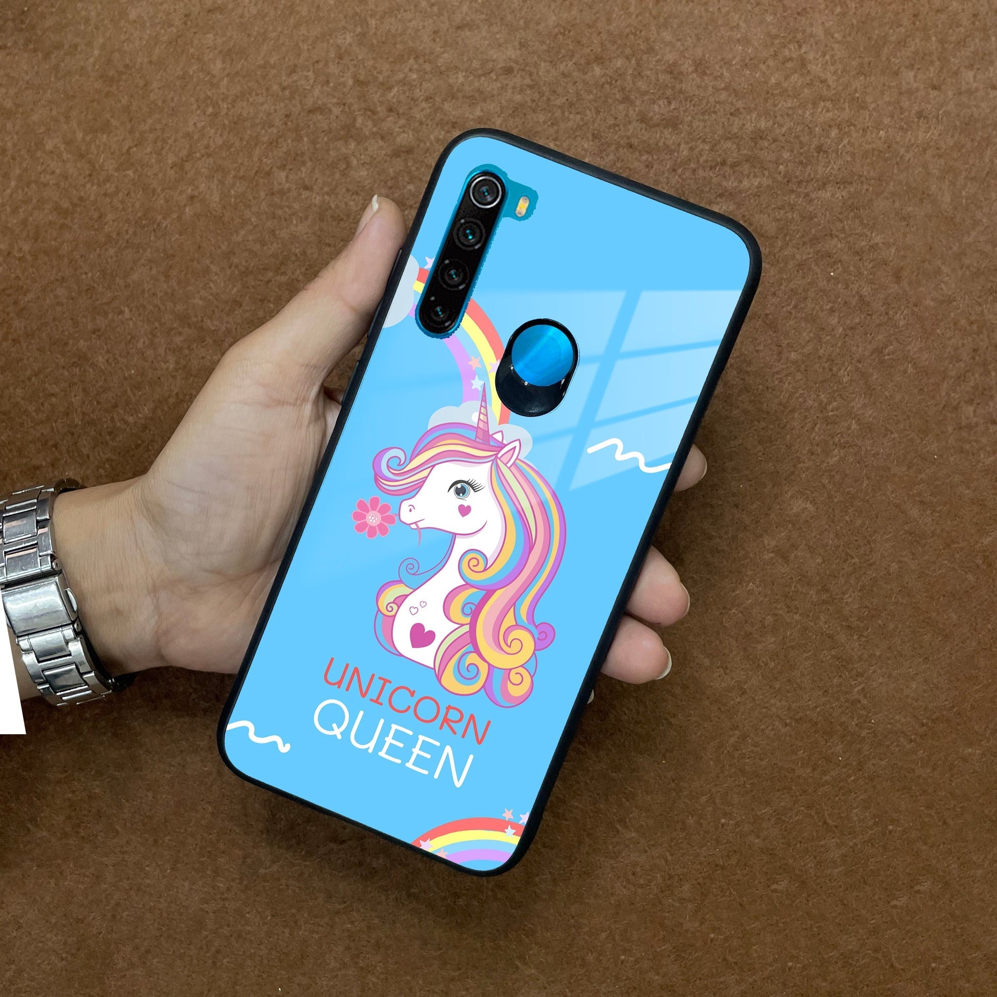 Blue Unicorn Queen Glass Phone Case For Redmi/Xiaomi ShopOnCliQ