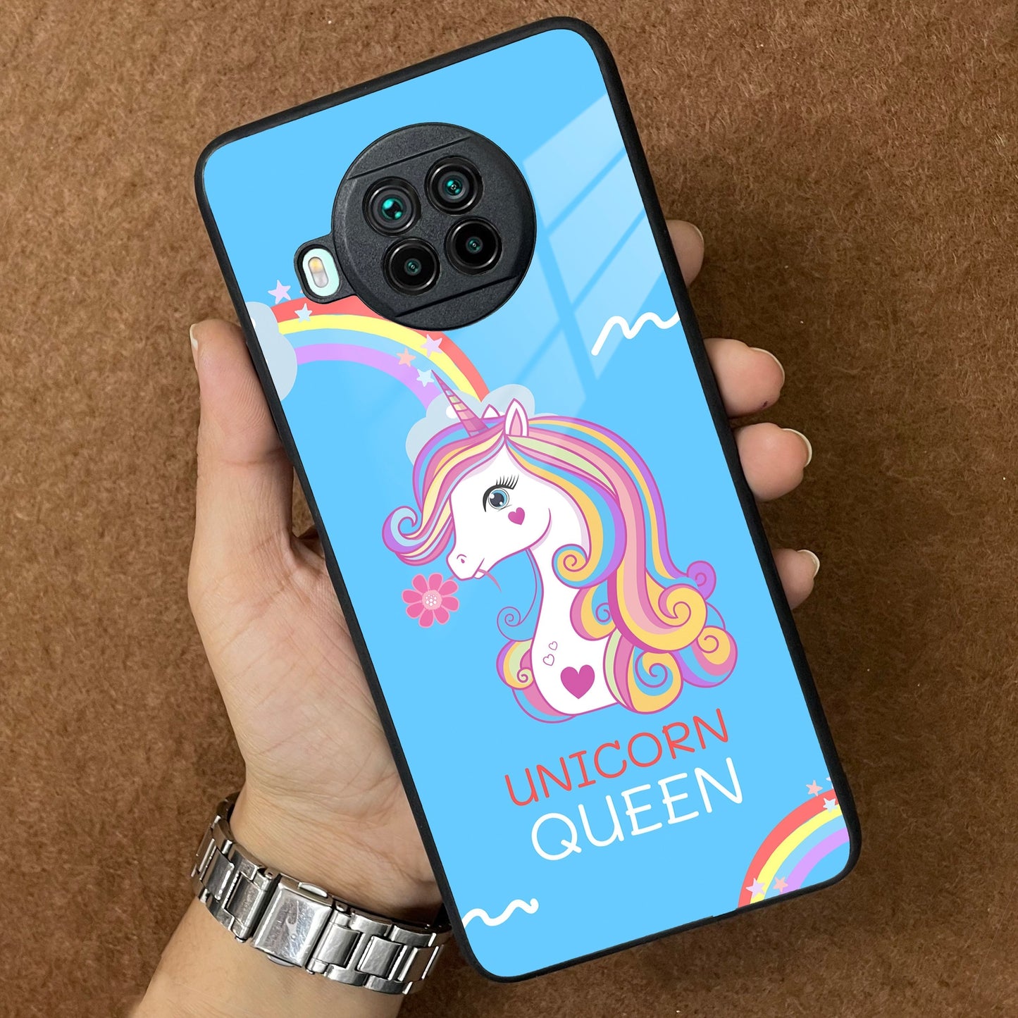 Blue Unicorn Queen Glass Phone Case For Redmi/Xiaomi ShopOnCliQ