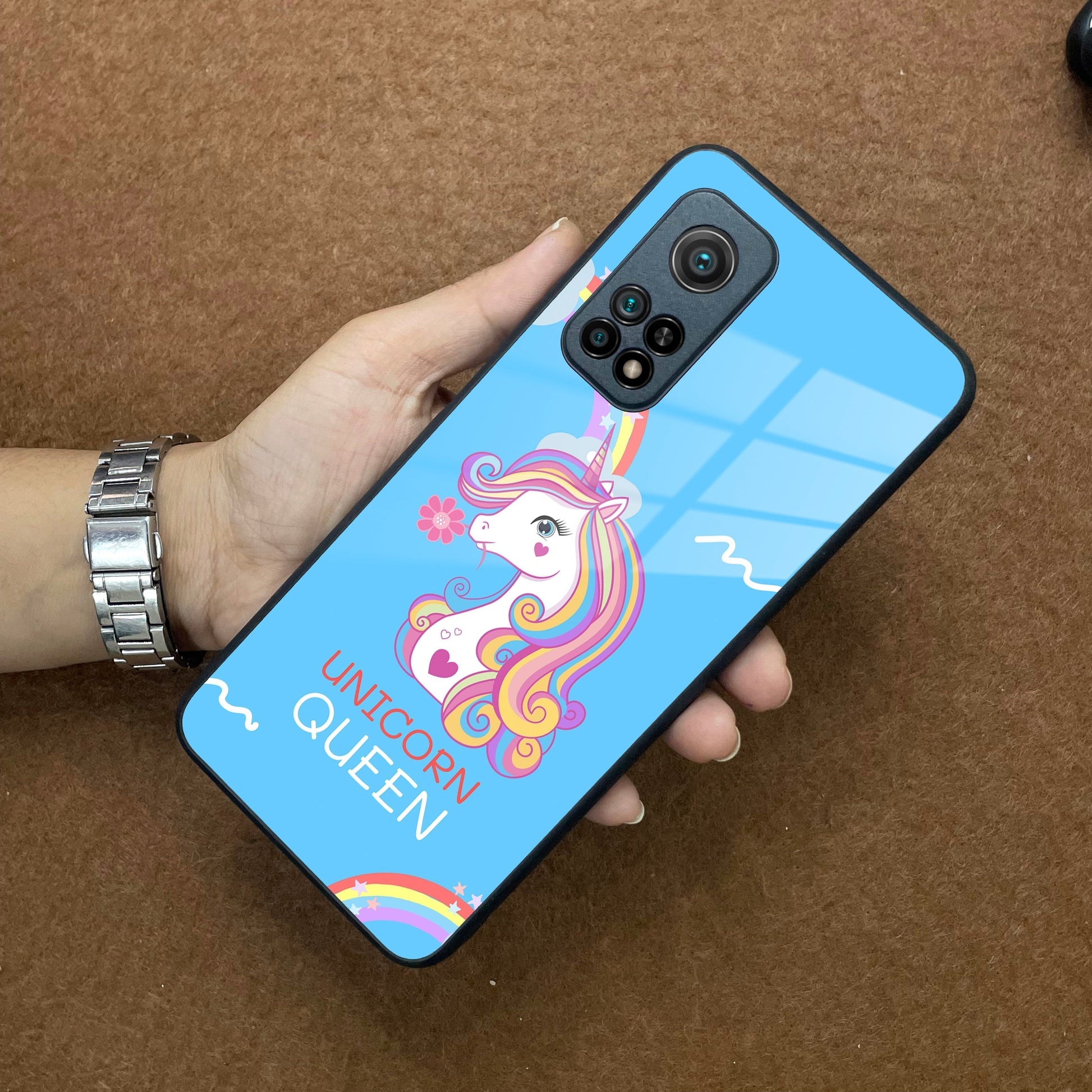 Blue Unicorn Queen Glass Phone Case For Redmi/Xiaomi ShopOnCliQ