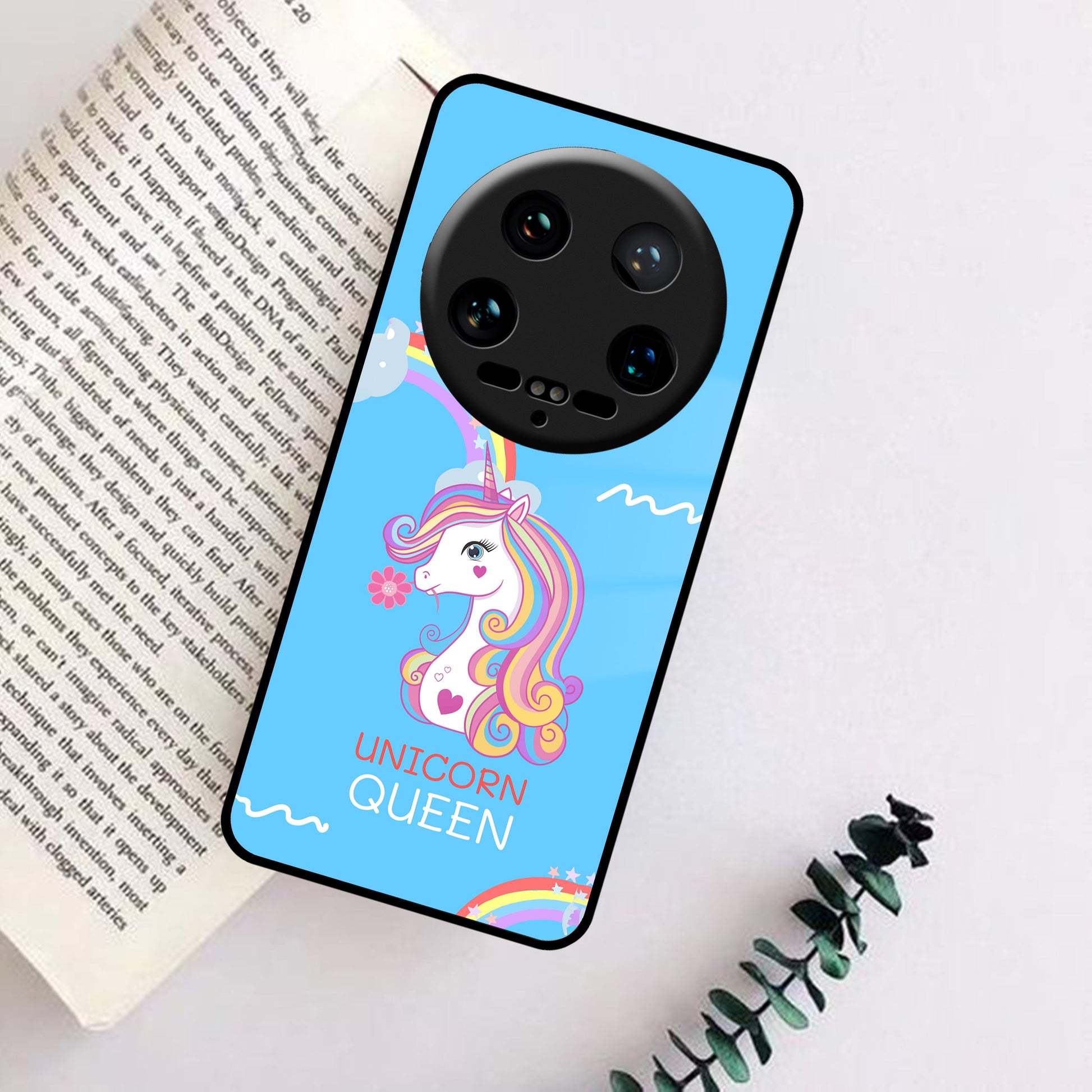 Blue Unicorn Queen Glass Phone Case For Redmi/Xiaomi ShopOnCliQ