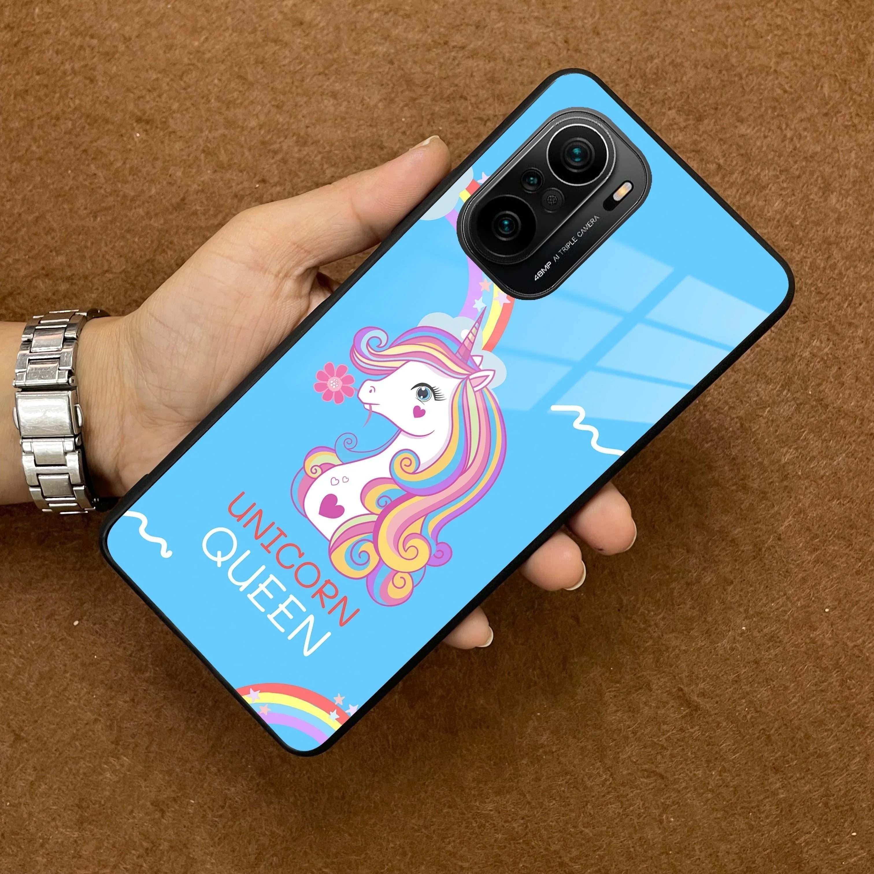 Blue Unicorn Queen Glass Phone Case For Redmi/Xiaomi - ShopOnCliQ
