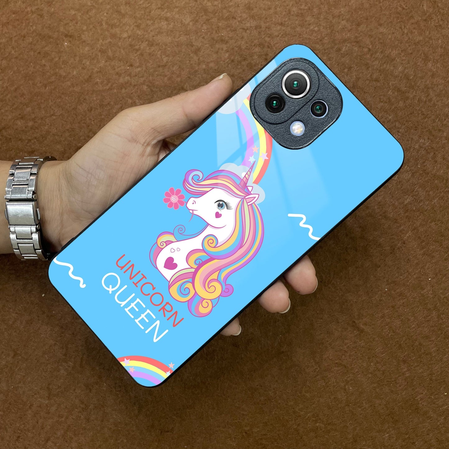 Blue Unicorn Queen Glass Phone Case For Redmi/Xiaomi ShopOnCliQ