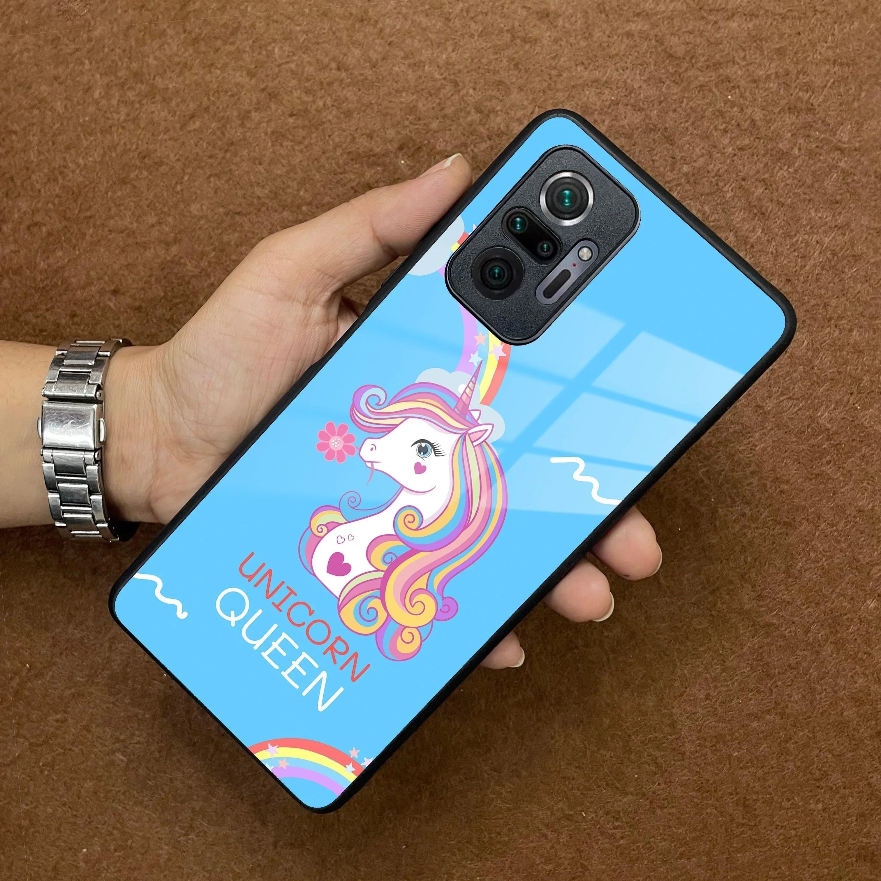 Blue Unicorn Queen Glass Phone Case For Redmi/Xiaomi - ShopOnCliQ