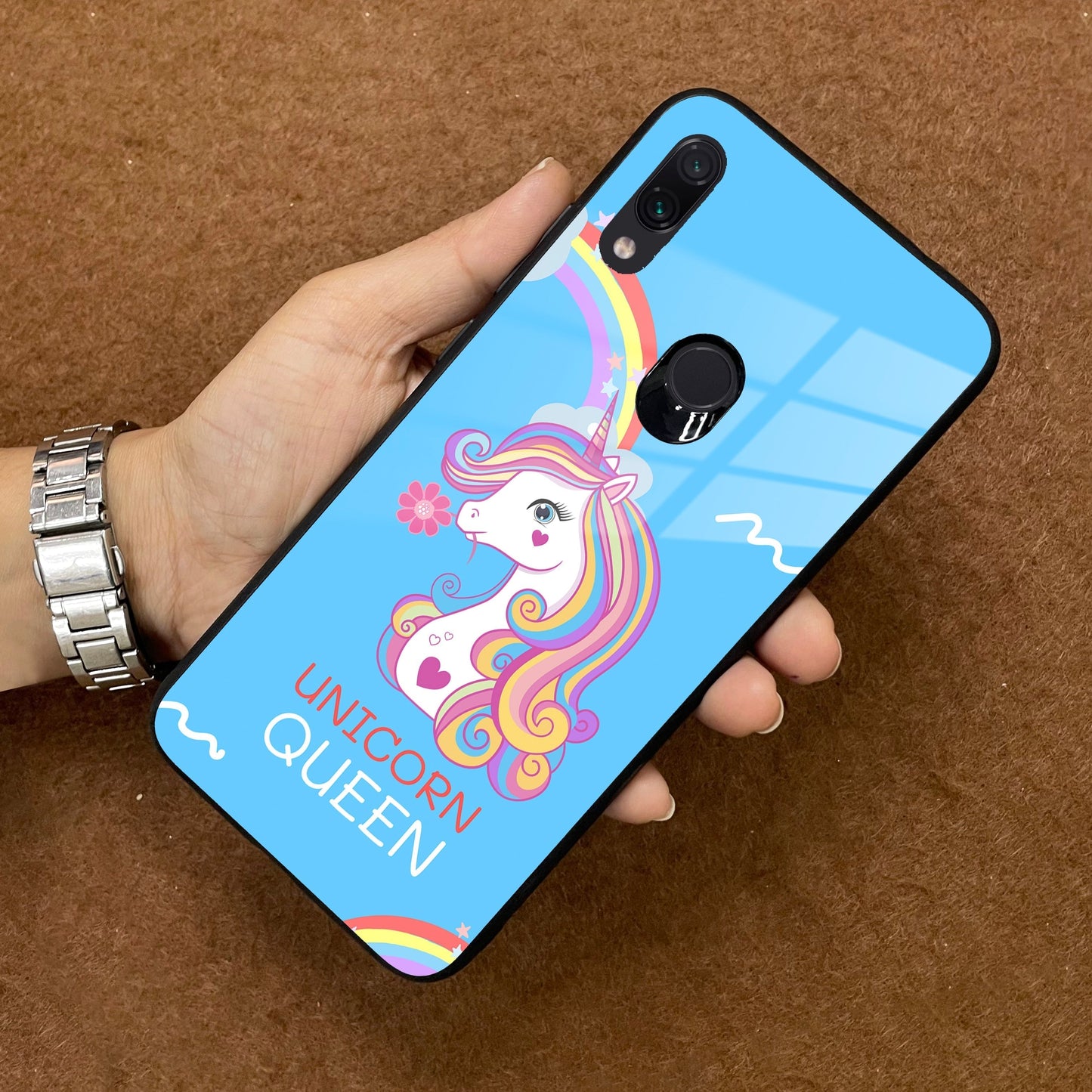 Blue Unicorn Queen Glass Phone Case For Redmi/Xiaomi ShopOnCliQ