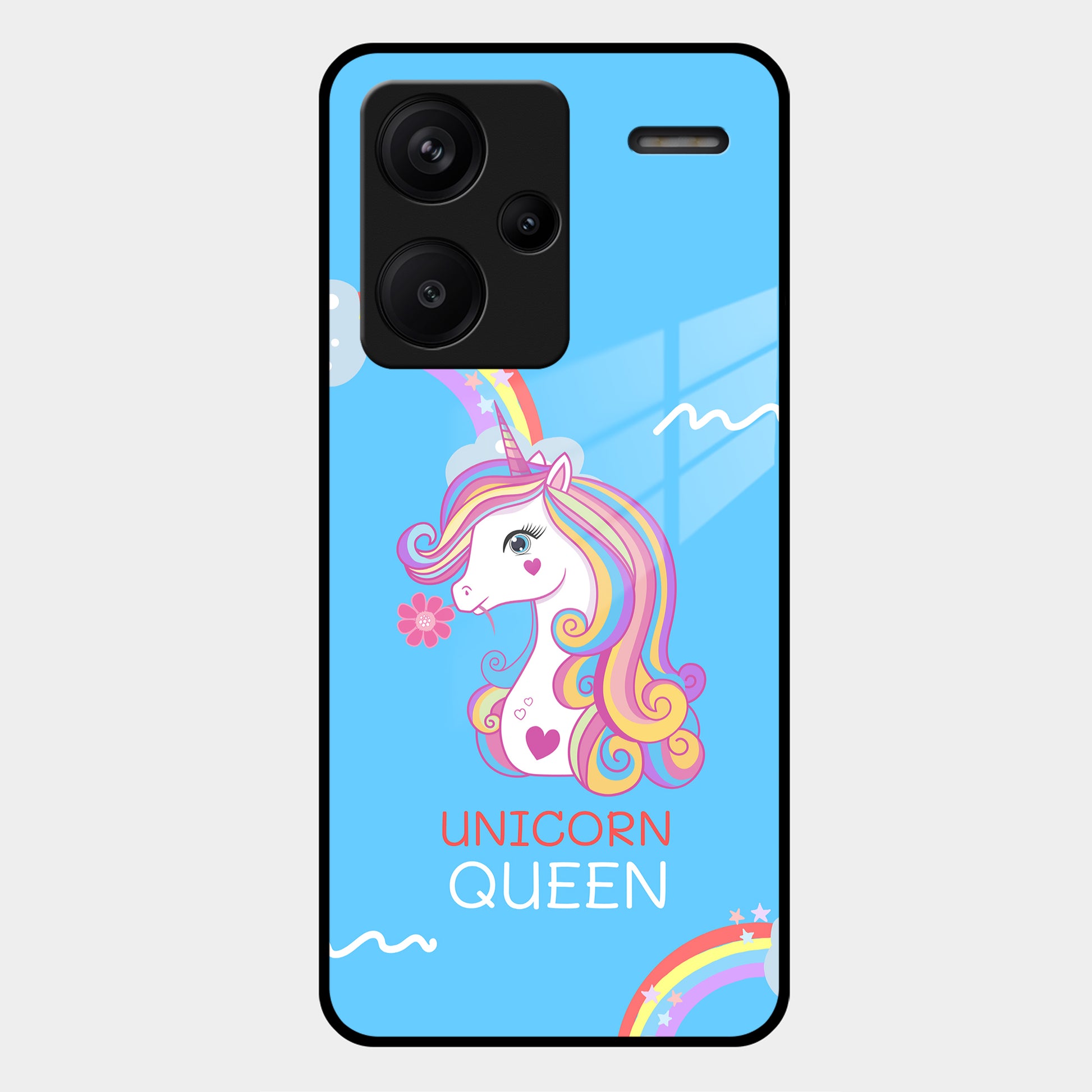 Blue Unicorn Queen Glass Phone Case For Redmi/Xiaomi ShopOnCliQ