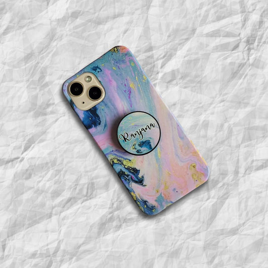 Personalised Marble Slim Phone Case Cover For iPhone