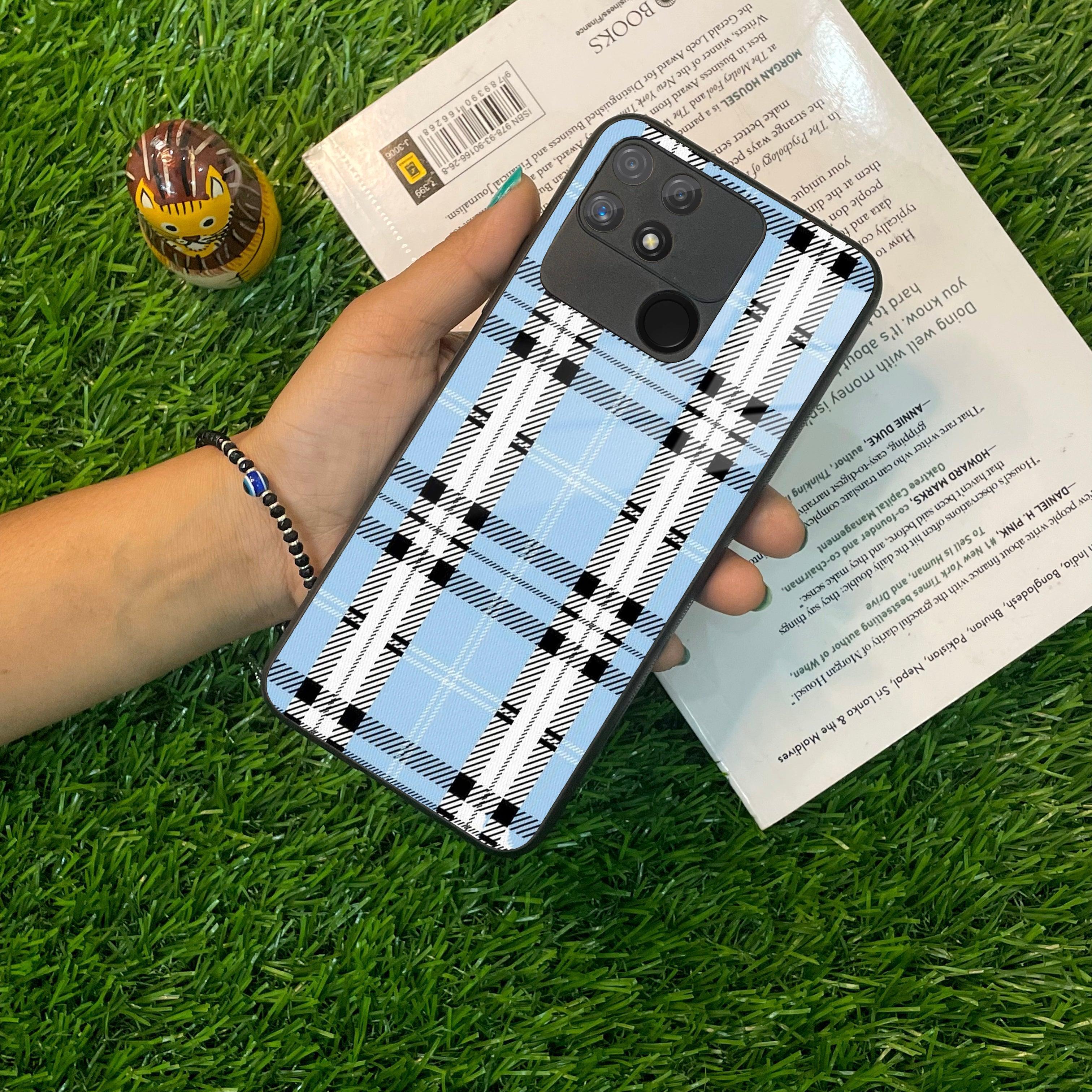 Check Glass Phone Case And Cover For Realme/Narzo - ShopOnCliQ