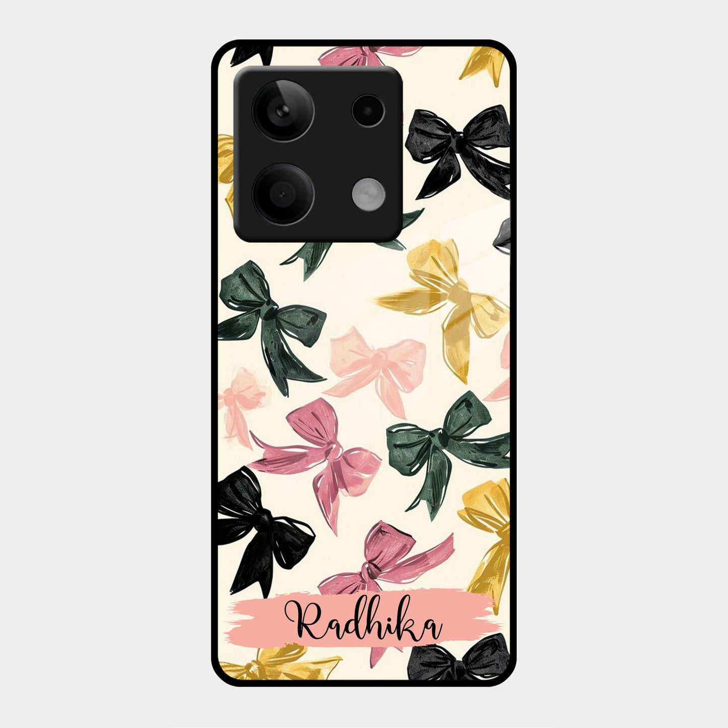 Bow Customize Glass Case Cover For Poco ShopOnCliQ