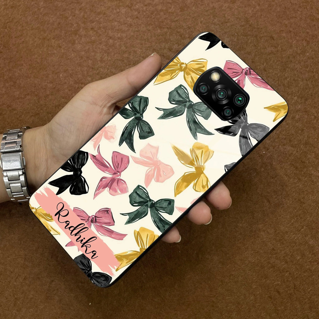 Bow Customize Glass Case Cover For Poco - ShopOnCliQ