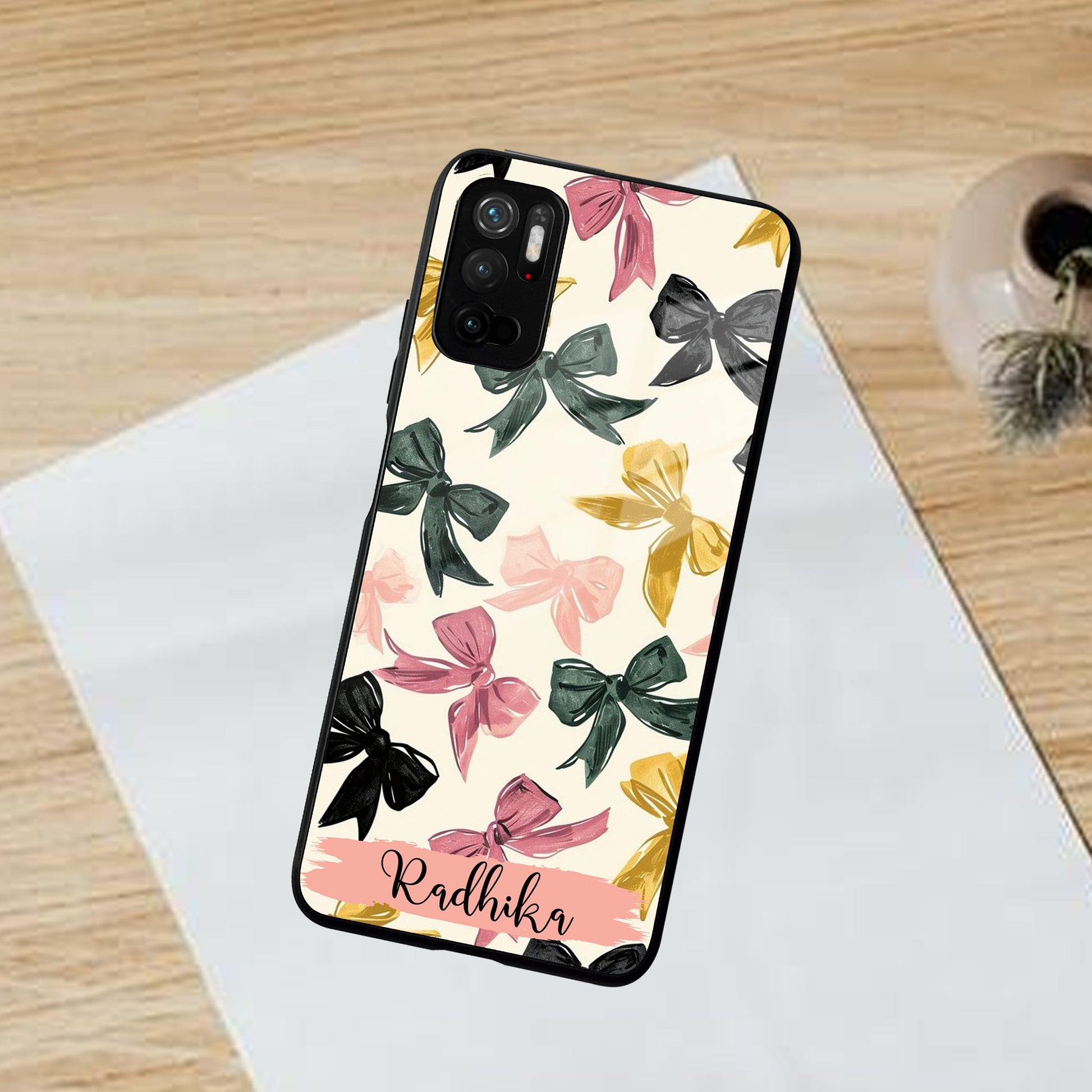 Bow Customize Glass Case Cover For Poco ShopOnCliQ