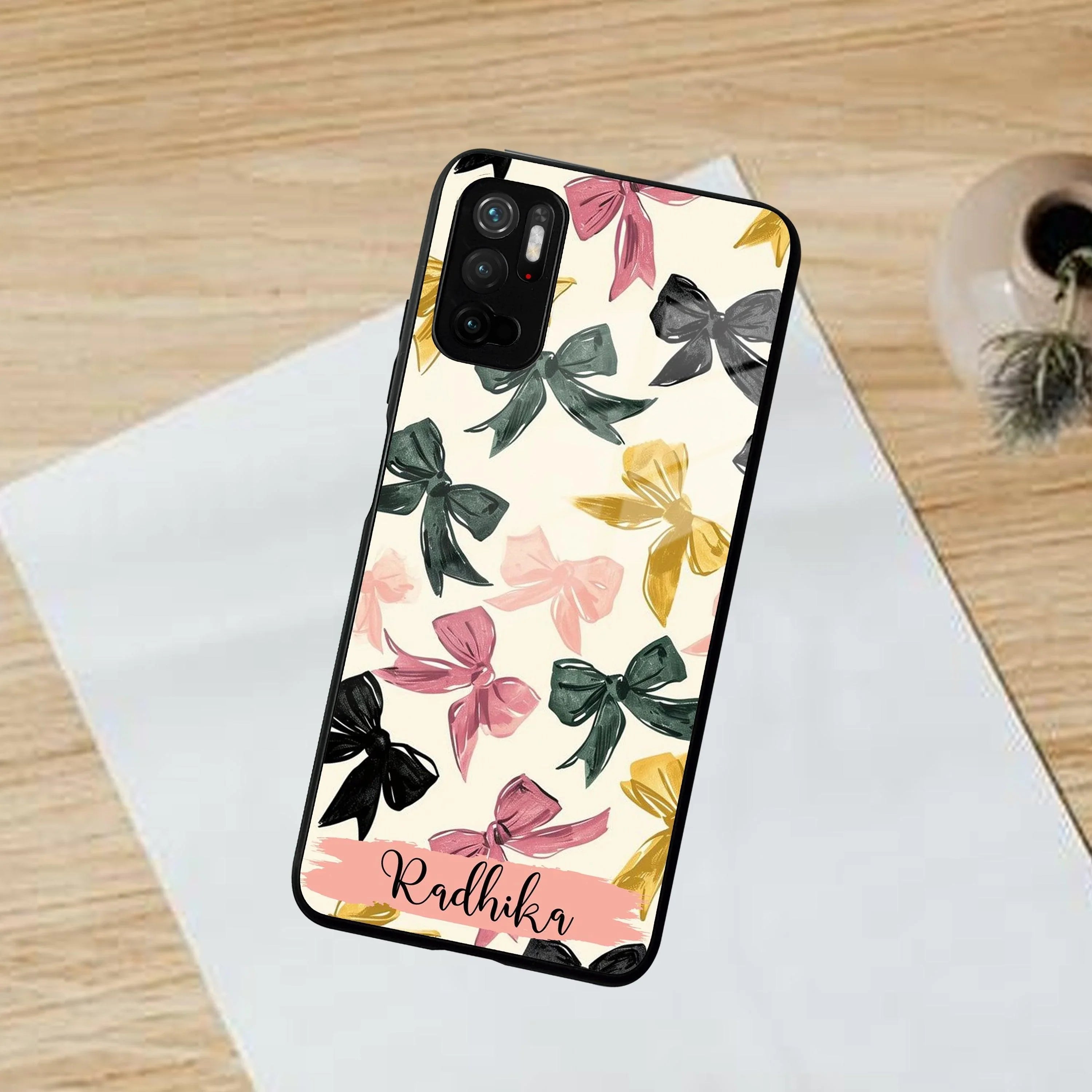 Bow Customize Glass Case Cover For Poco - ShopOnCliQ