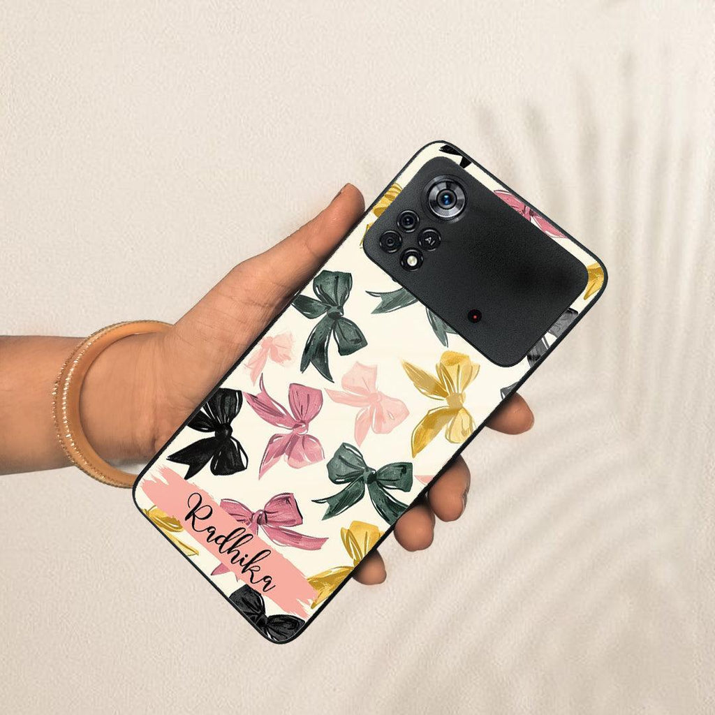 Bow Customize Glass Case Cover For Poco - ShopOnCliQ