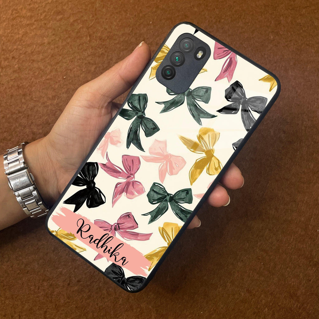 Bow Customize Glass Case Cover For Poco - ShopOnCliQ