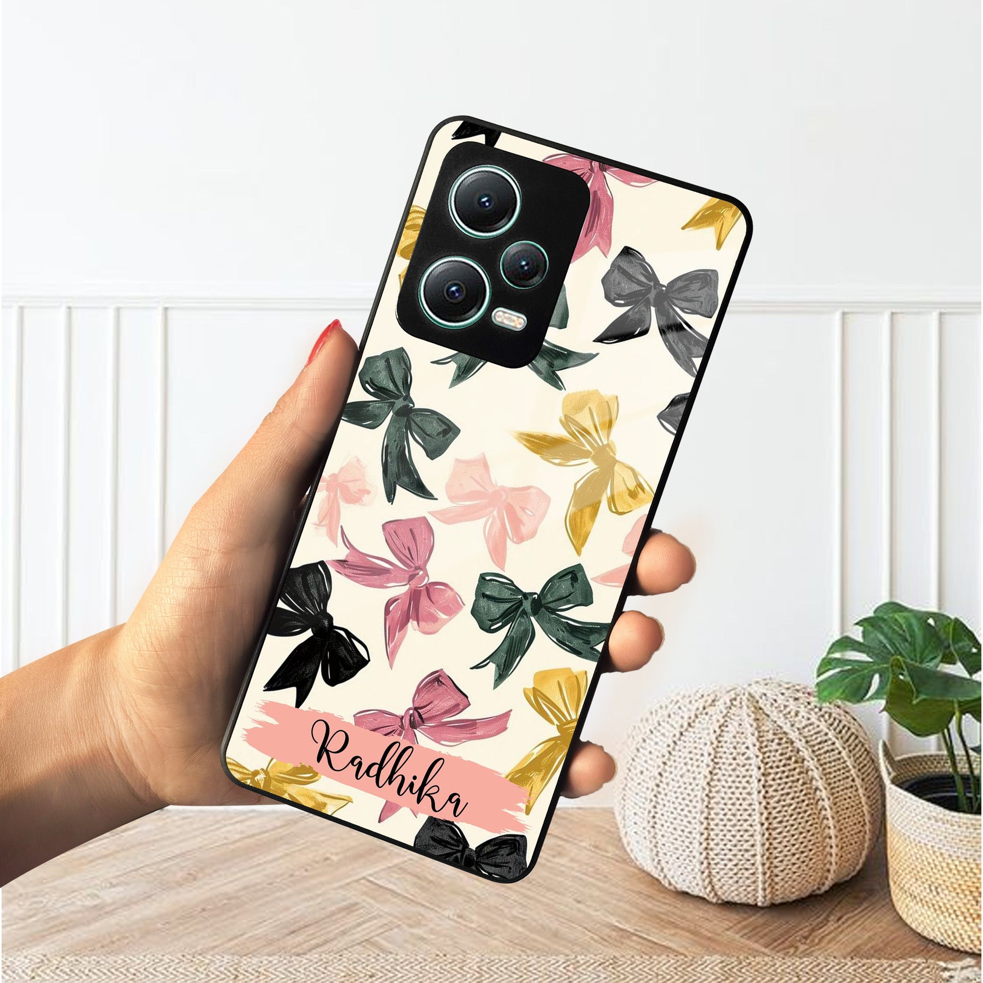 Bow Customize Glass Case Cover For Poco ShopOnCliQ