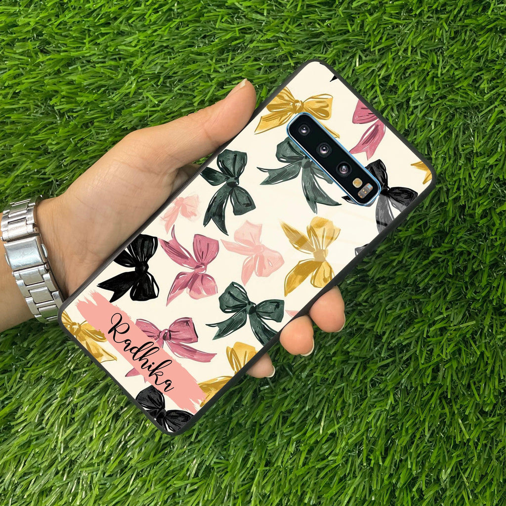Bow Customize Glass Case Cover For Samsung - ShopOnCliQ