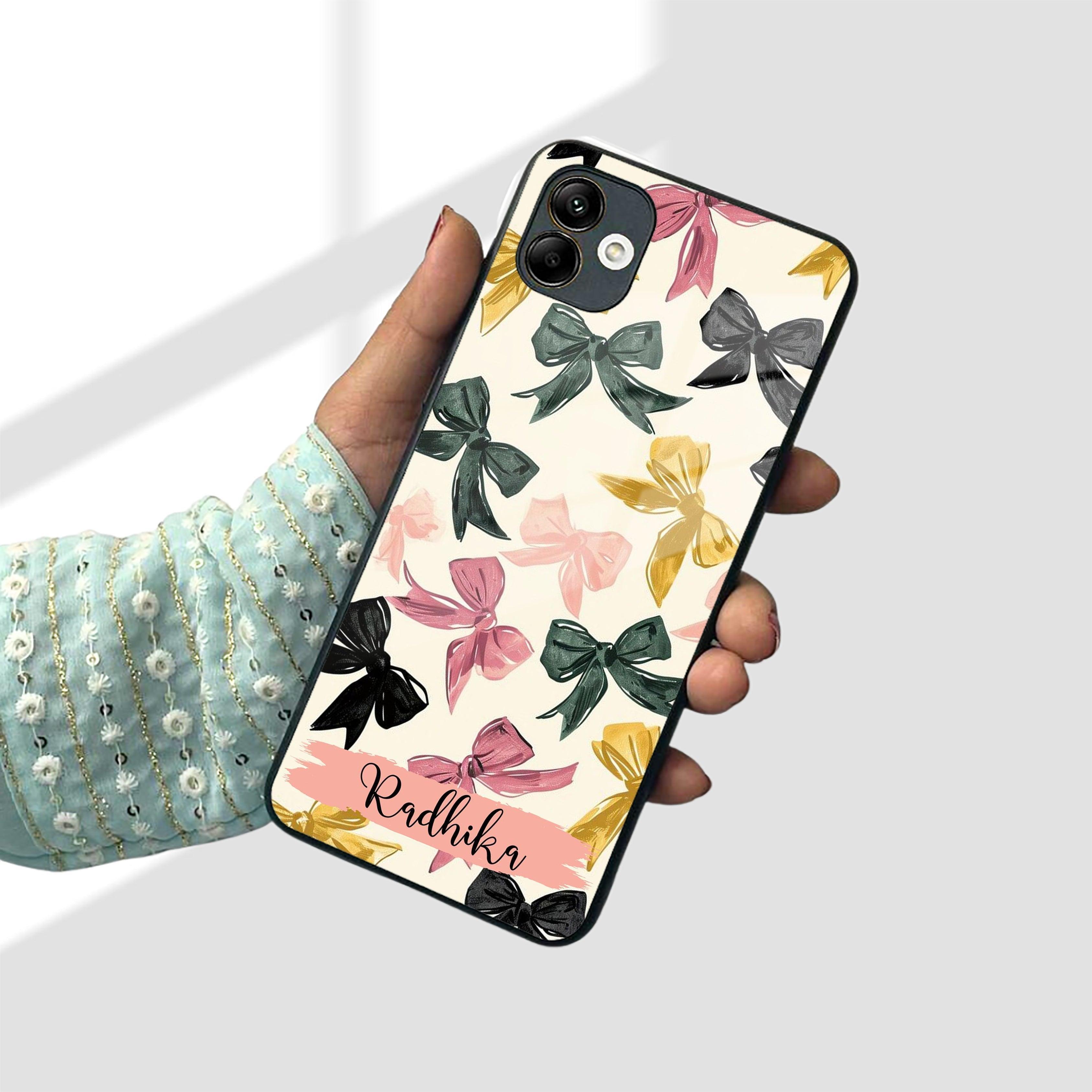 Bow Customize Glass Case Cover For Samsung - ShopOnCliQ