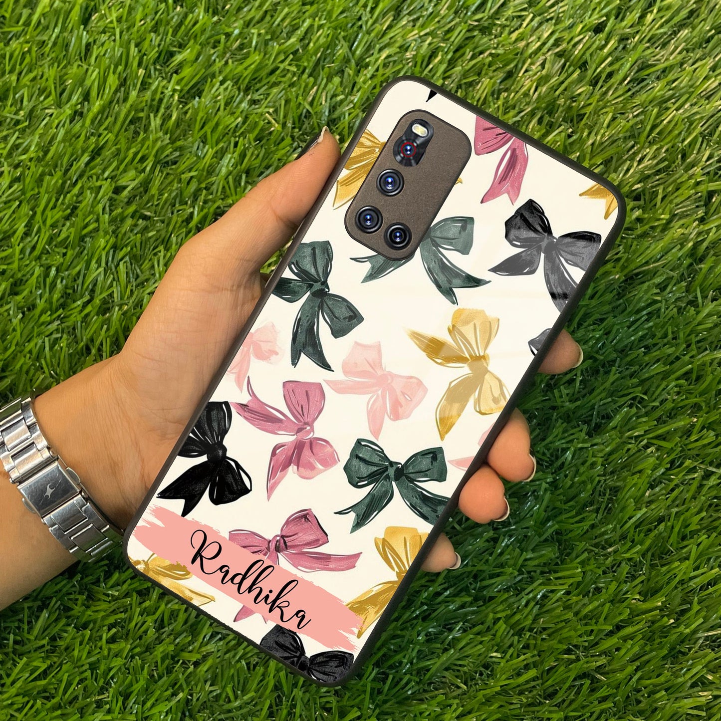 Bow Customize Glass Case Cover For Vivo ShopOnCliQ