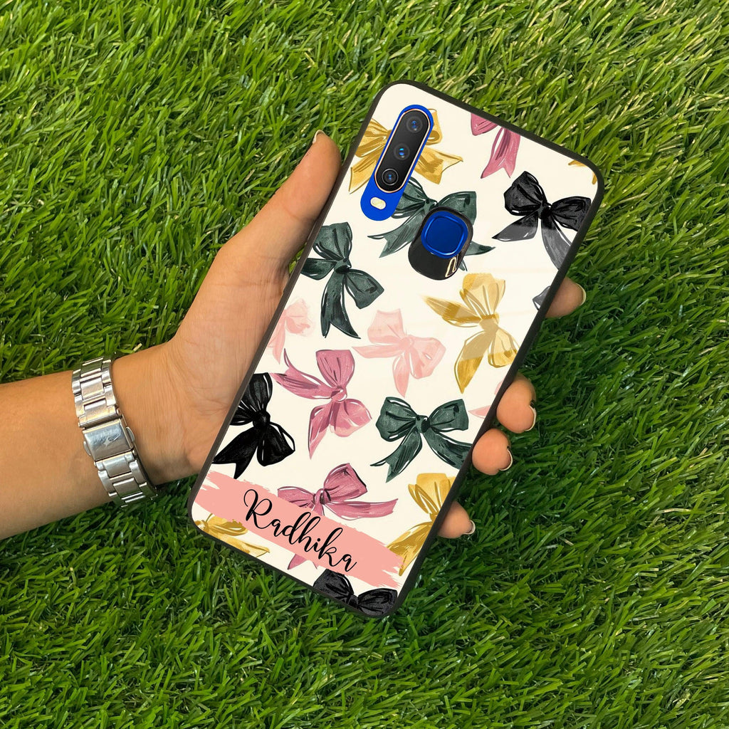 Bow Customize Glass Case Cover For Vivo - ShopOnCliQ