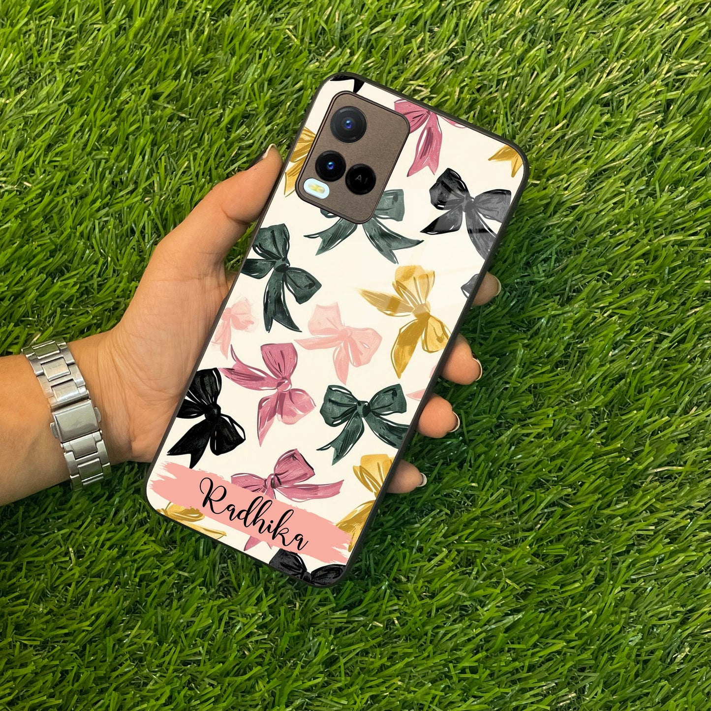 Bow Customize Glass Case Cover For Vivo ShopOnCliQ