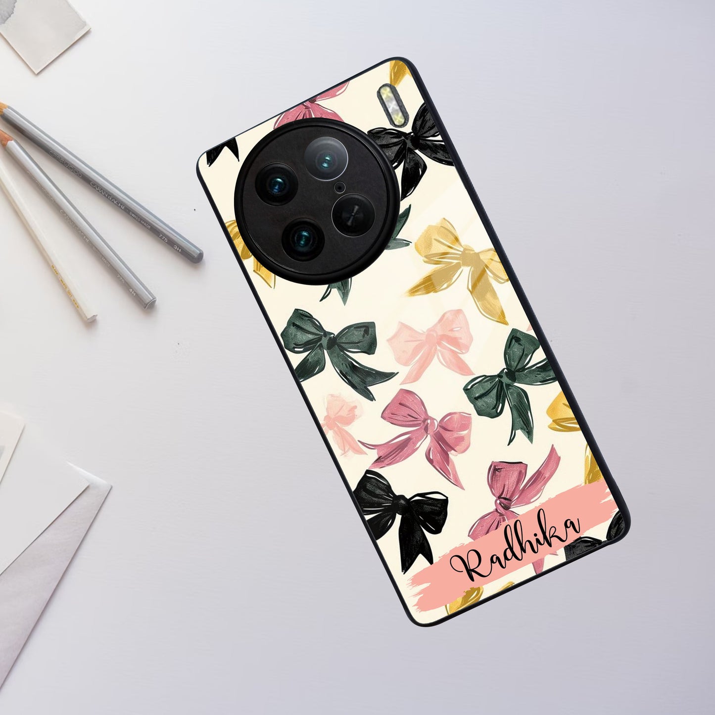 Bow Customize Glass Case Cover For Vivo ShopOnCliQ