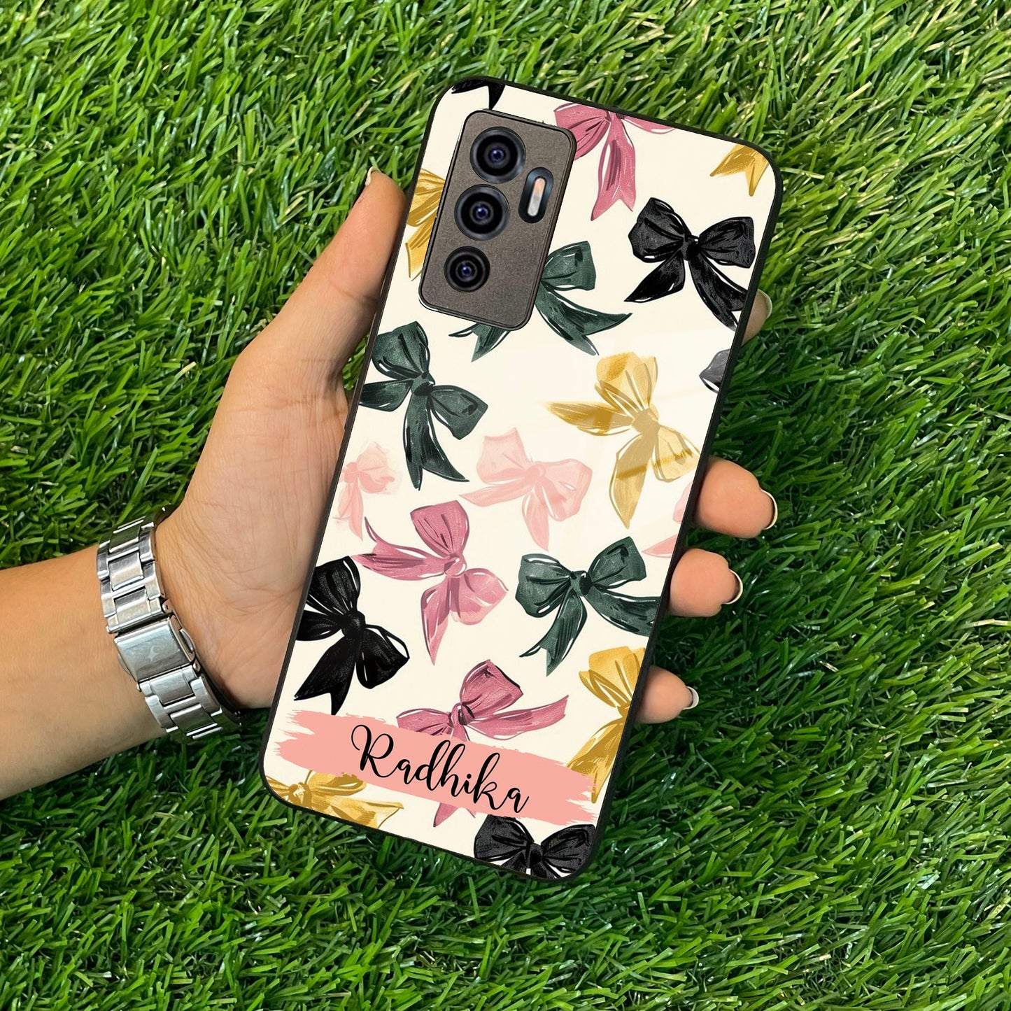 Bow Customize Glass Case Cover For Vivo ShopOnCliQ