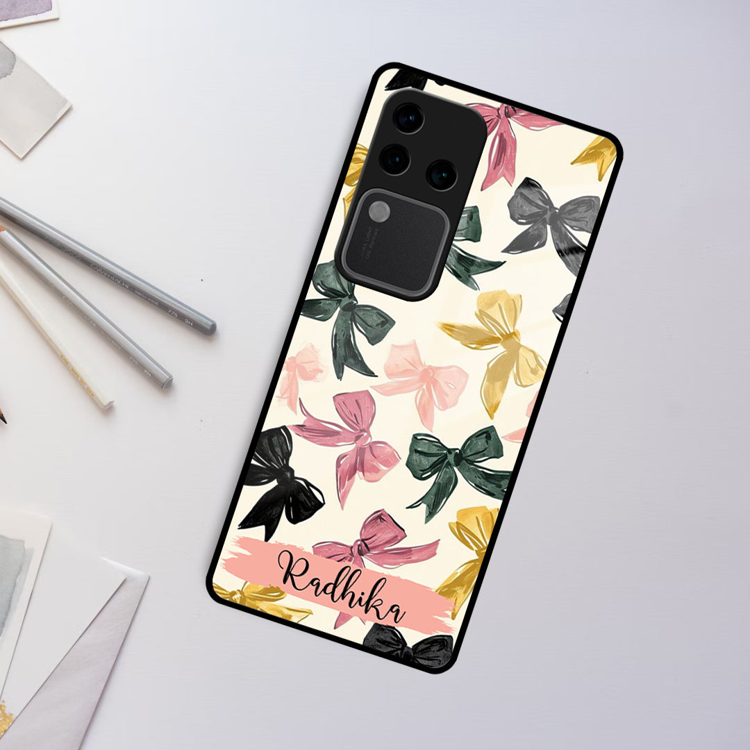 Bow Customize Glass Case Cover For Vivo ShopOnCliQ