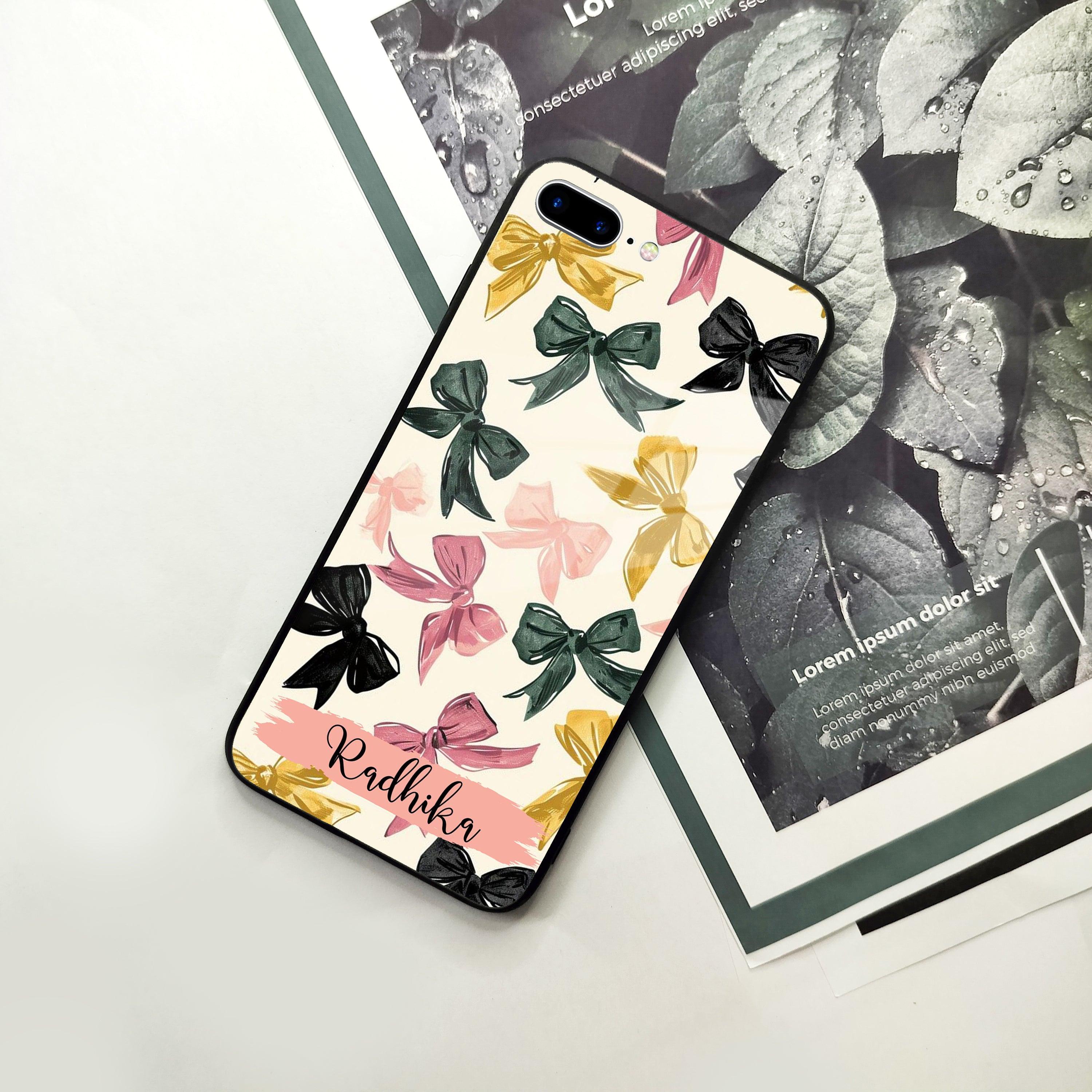Bow Customize Glass Case Cover For iPhone - ShopOnCliQ